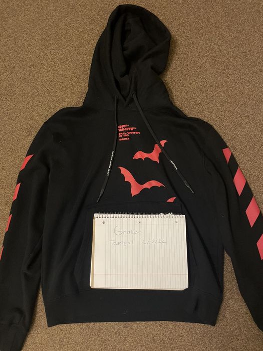 Off white cheap bats hoodie