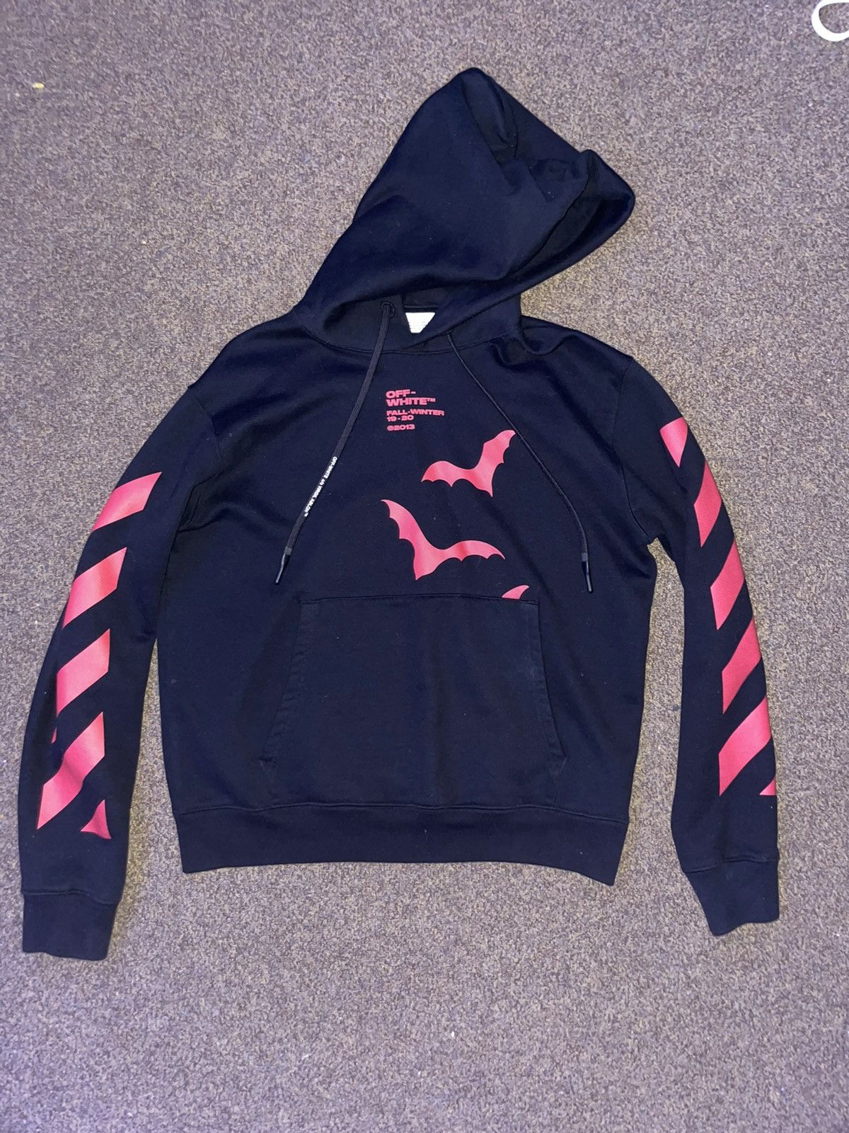 Off white bats hoodie best sale