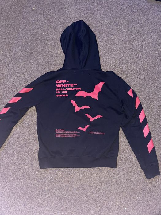 Off white hot sale bat hoodie