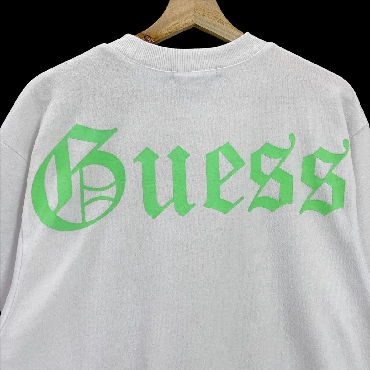 Guess Guess Big Logo Printed Crew Neck Sweatshirt Size M Size US M / EU 48-50 / 2 - 4 Thumbnail