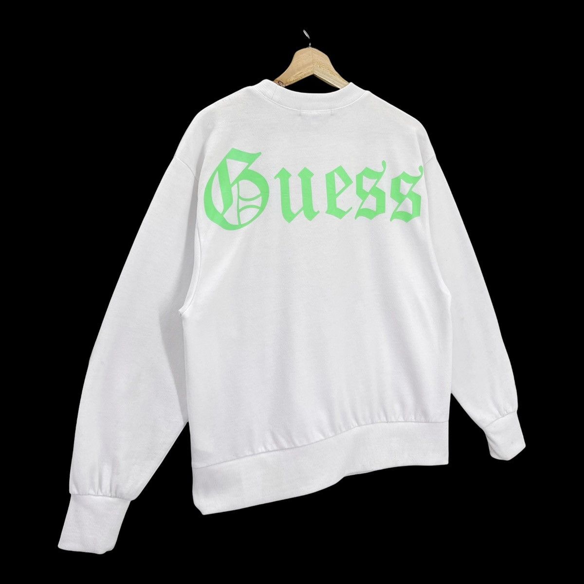 Guess Guess Big Logo Printed Crew Neck Sweatshirt Size M Size US M / EU 48-50 / 2 - 2 Thumbnail