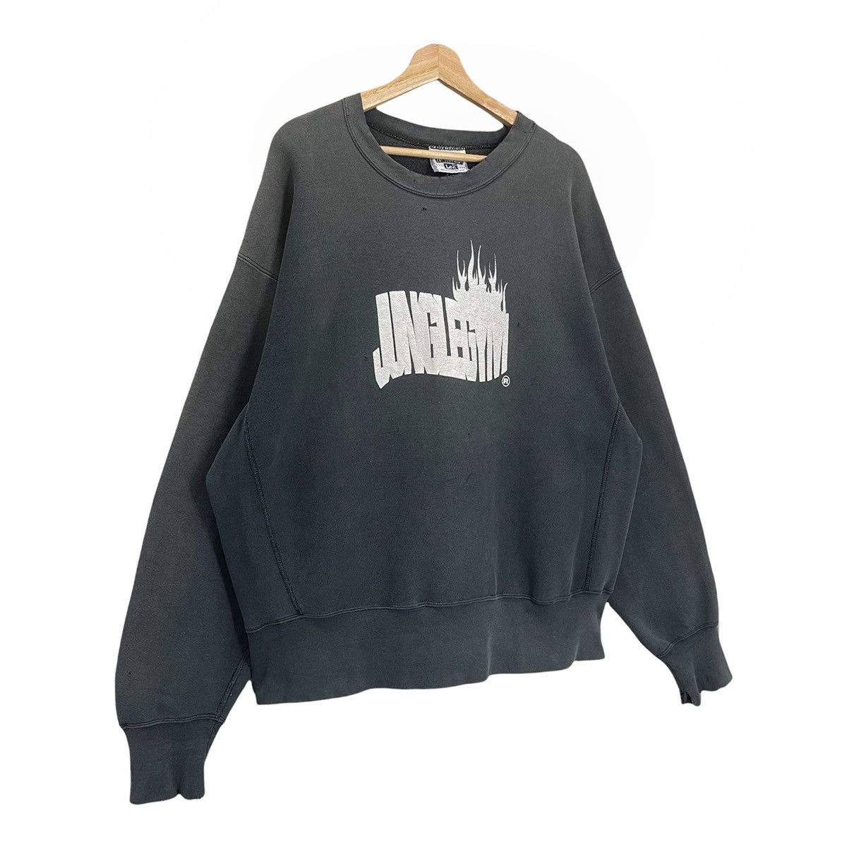 Vintage 90s Jungle Gym Big Logo Printed Crewneck Sweatshirt Size XL Size US XL / EU 56 / 4 - 2 Thumbnail