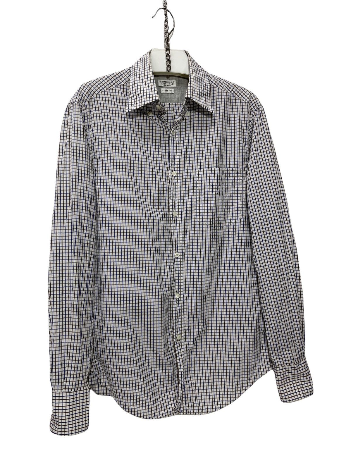 Brunello Cucinelli Made in Italy Button Shirt Slim 3🟩0 Size US S / EU 44-46 / 1 - 1 Thumbnail