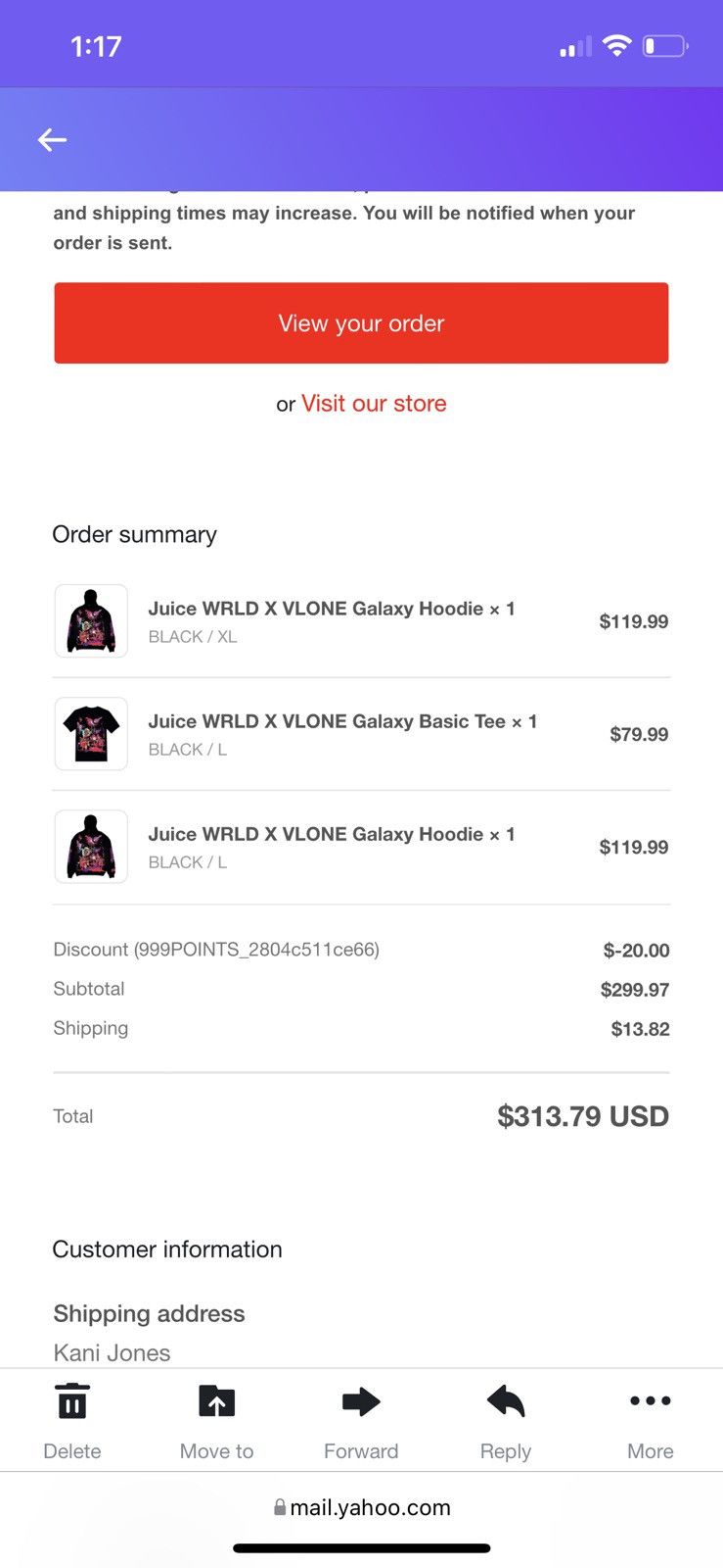 999 Club × Vlone RARE JUICE WRLD X VLONE GALAXY HOODIE | Grailed 999 Club × Vlone RARE JUICE WRLD X VLONE GALAXY HOODIE | Grailed