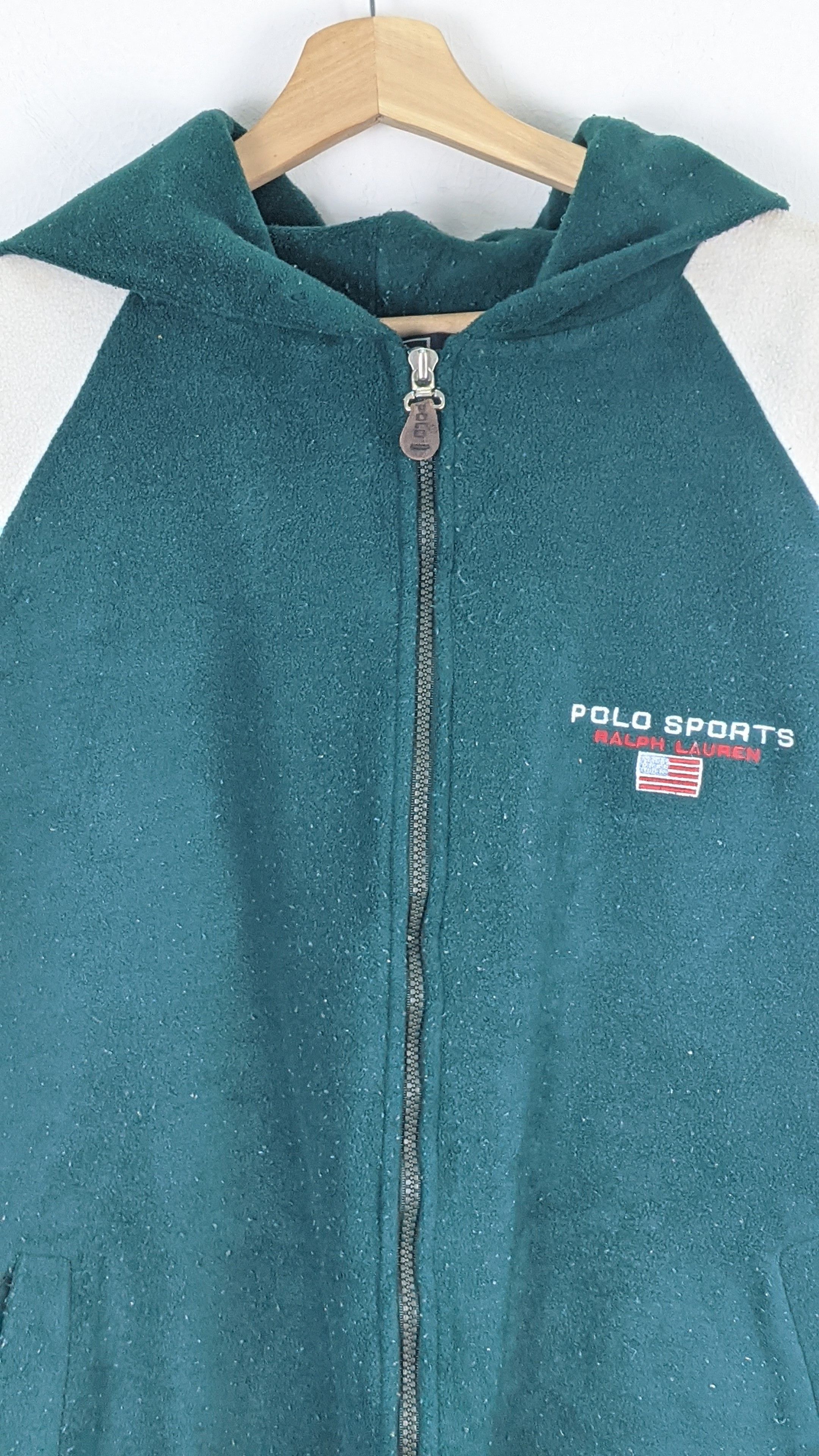 Polo Ralph Lauren Vintage Polo Sport Ralph Lauren 90s Hoodie Sweater Size US XL / EU 56 / 4 - 3 Thumbnail