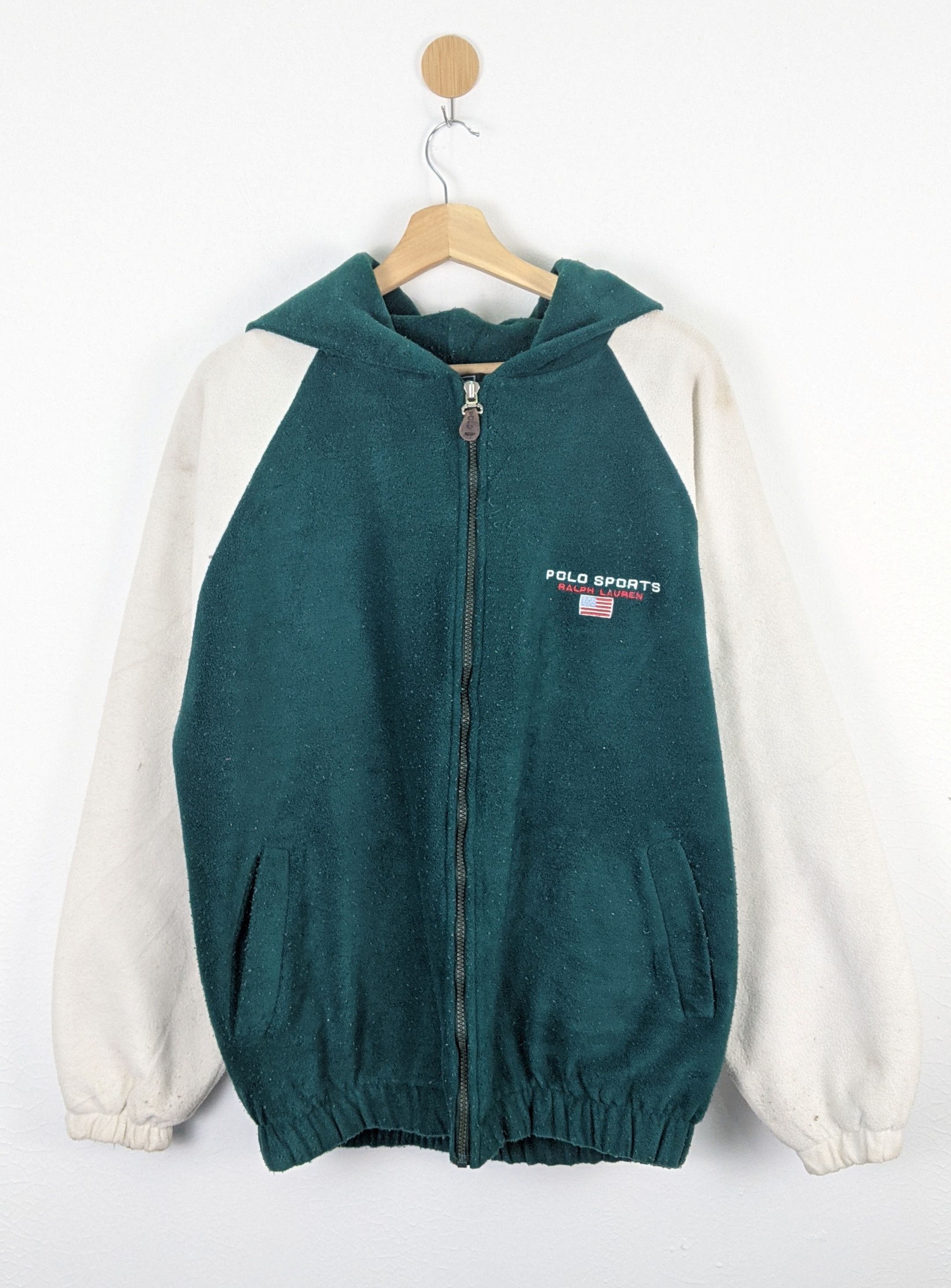Polo Ralph Lauren Vintage Polo Sport Ralph Lauren 90s Hoodie Sweater Size US XL / EU 56 / 4 - 1 Thumbnail