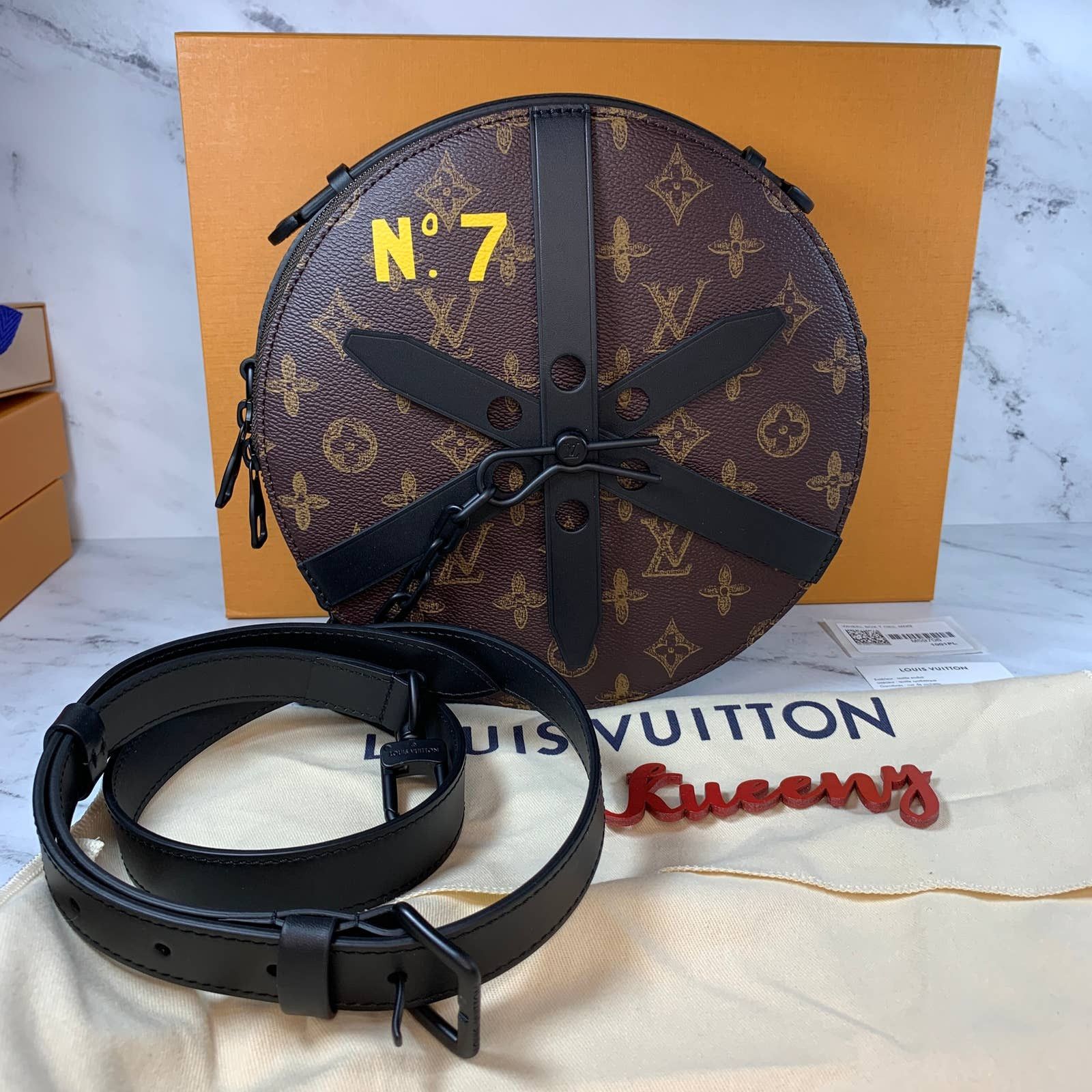 Louis Vuitton SS22 Wheelbox round bag Virgil Abloh Monogram
