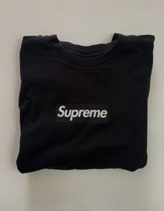 Supreme Box Logo L/S Long Sleeve Tee Black Size Medium New