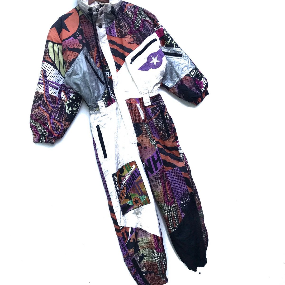 Japanese Brand Vintage Snow Machine Zipup Overall Jumpsuit Ski Jacket Size US 29 - 2 Thumbnail