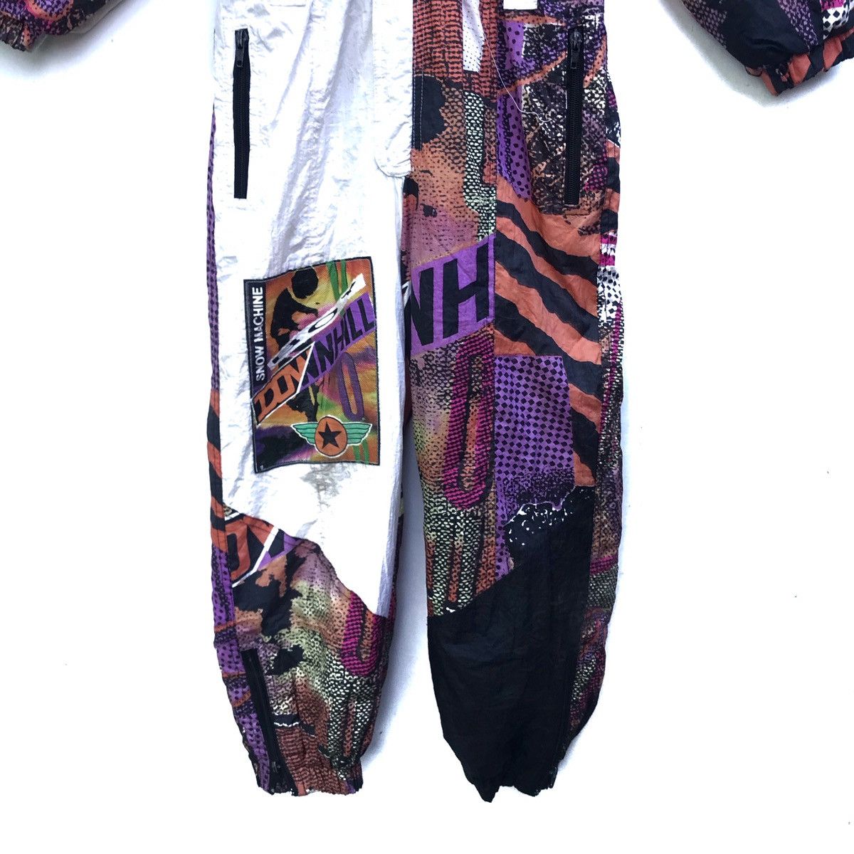 Japanese Brand Vintage Snow Machine Zipup Overall Jumpsuit Ski Jacket Size US 29 - 4 Thumbnail