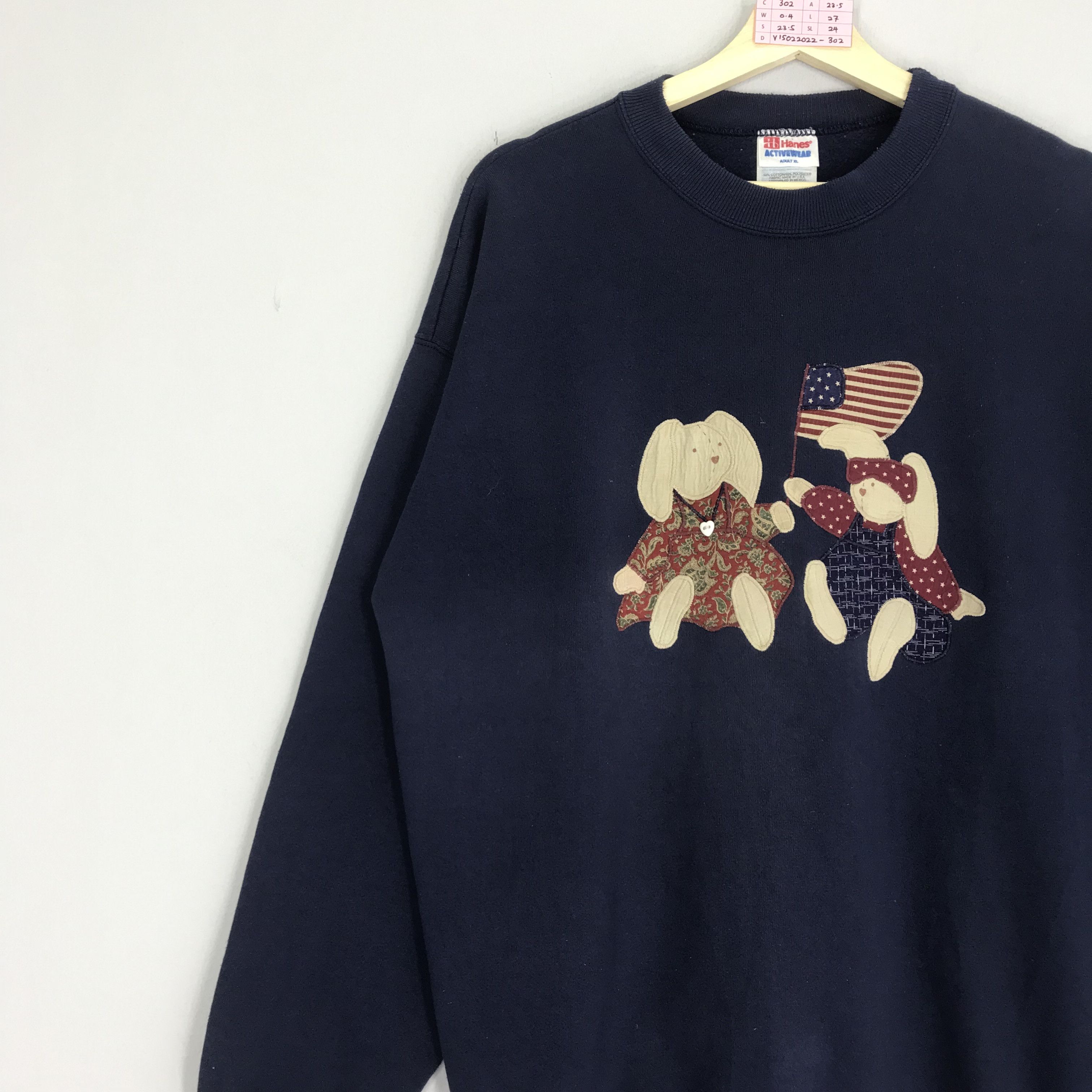 Hanes Vintage Hanes Activewear Graphic Embroidery Logo Sweatshirt Size US XL / EU 56 / 4 - 3 Thumbnail