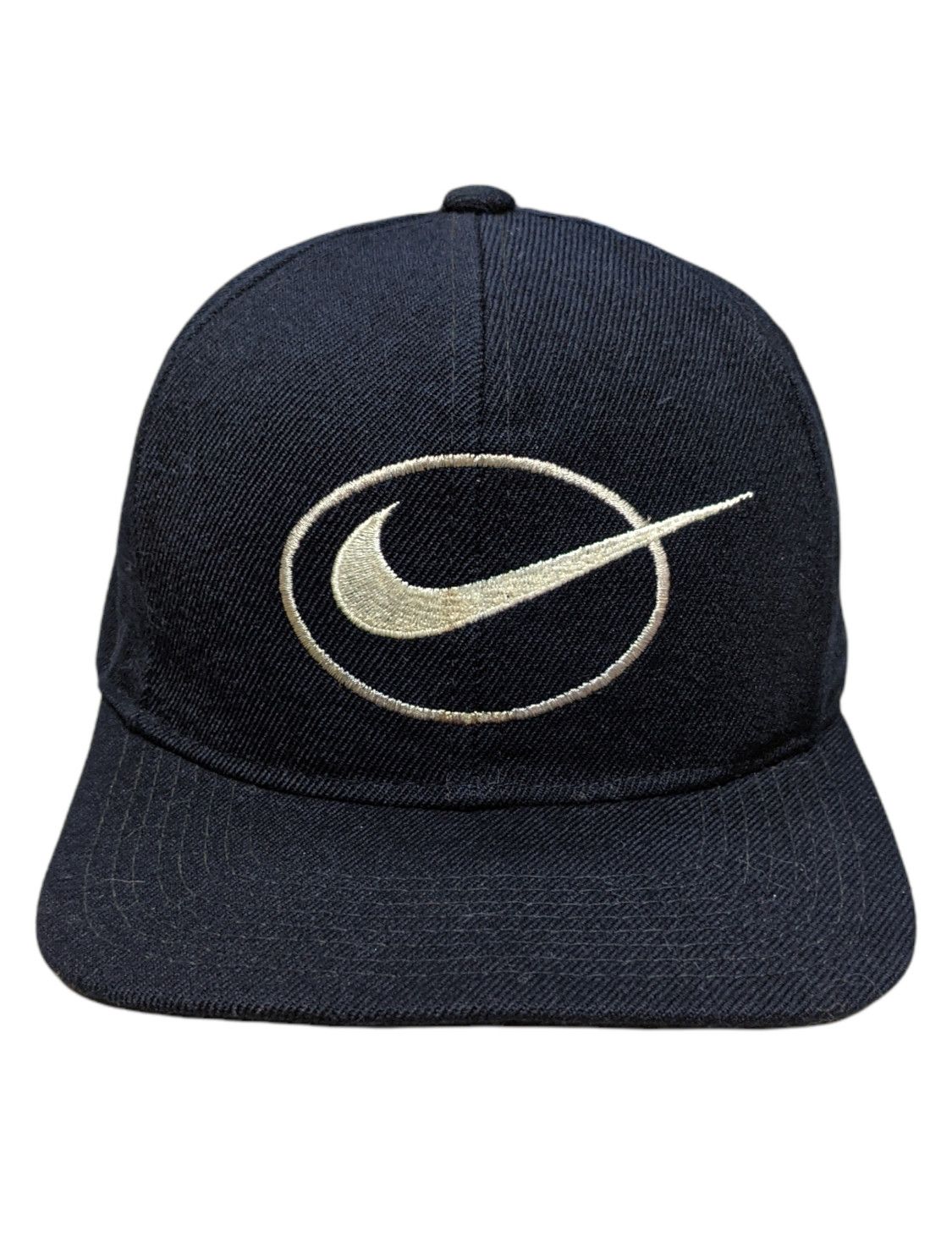 Nike × Vintage NIKE Big Swoosh Vintage Cap with special Snapback Size ONE SIZE - 1 Thumbnail
