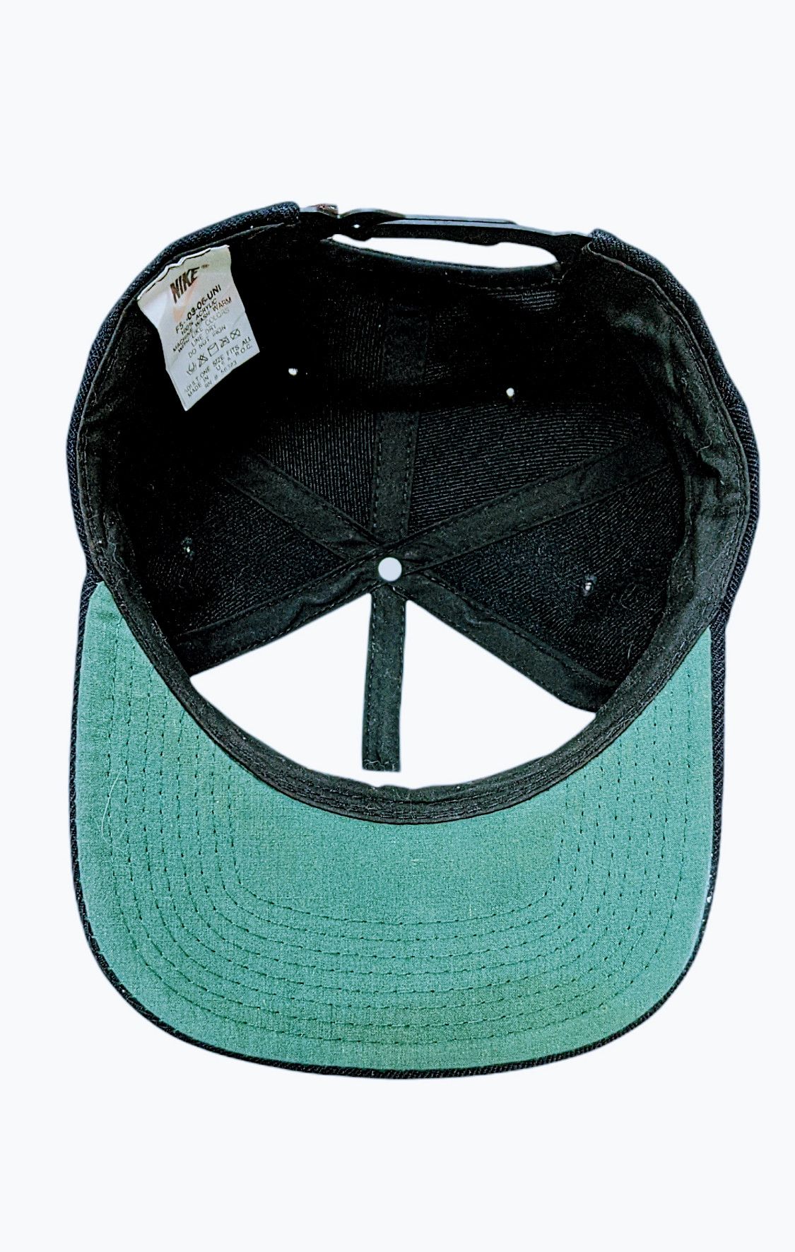 Nike × Vintage NIKE Big Swoosh Vintage Cap with special Snapback Size ONE SIZE - 3 Thumbnail