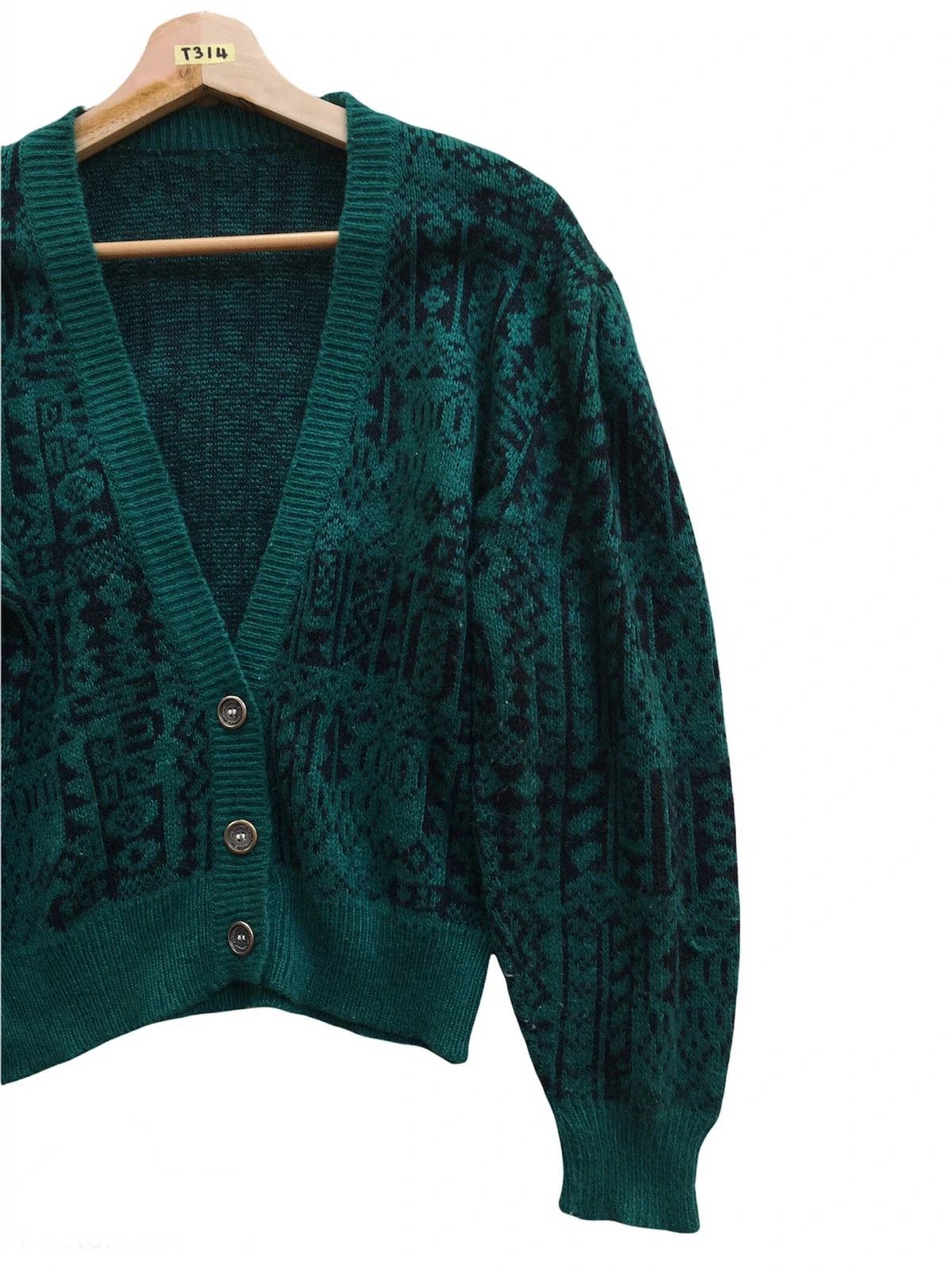 Other 📌Japanese Monogram Cardigan Pullover Knitting Pattern Size US M / EU 48-50 / 2 - 2 Thumbnail
