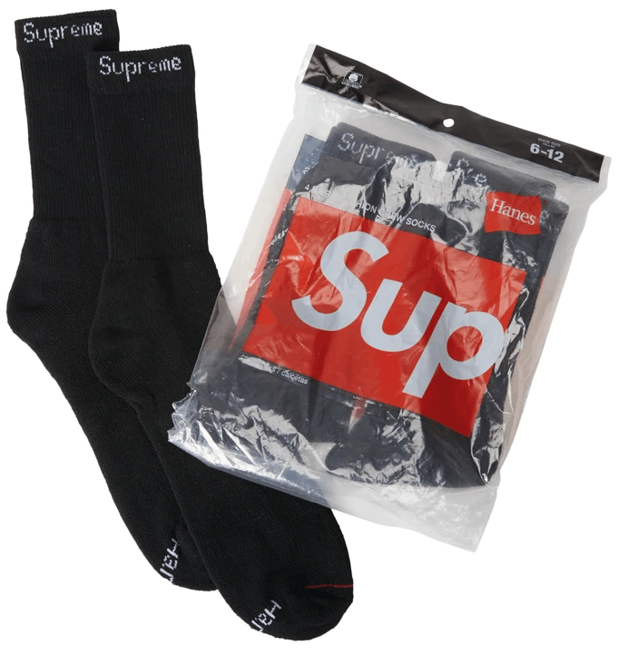 Maison Margiela × Supreme Supreme MM6 Black Socks | Grailed