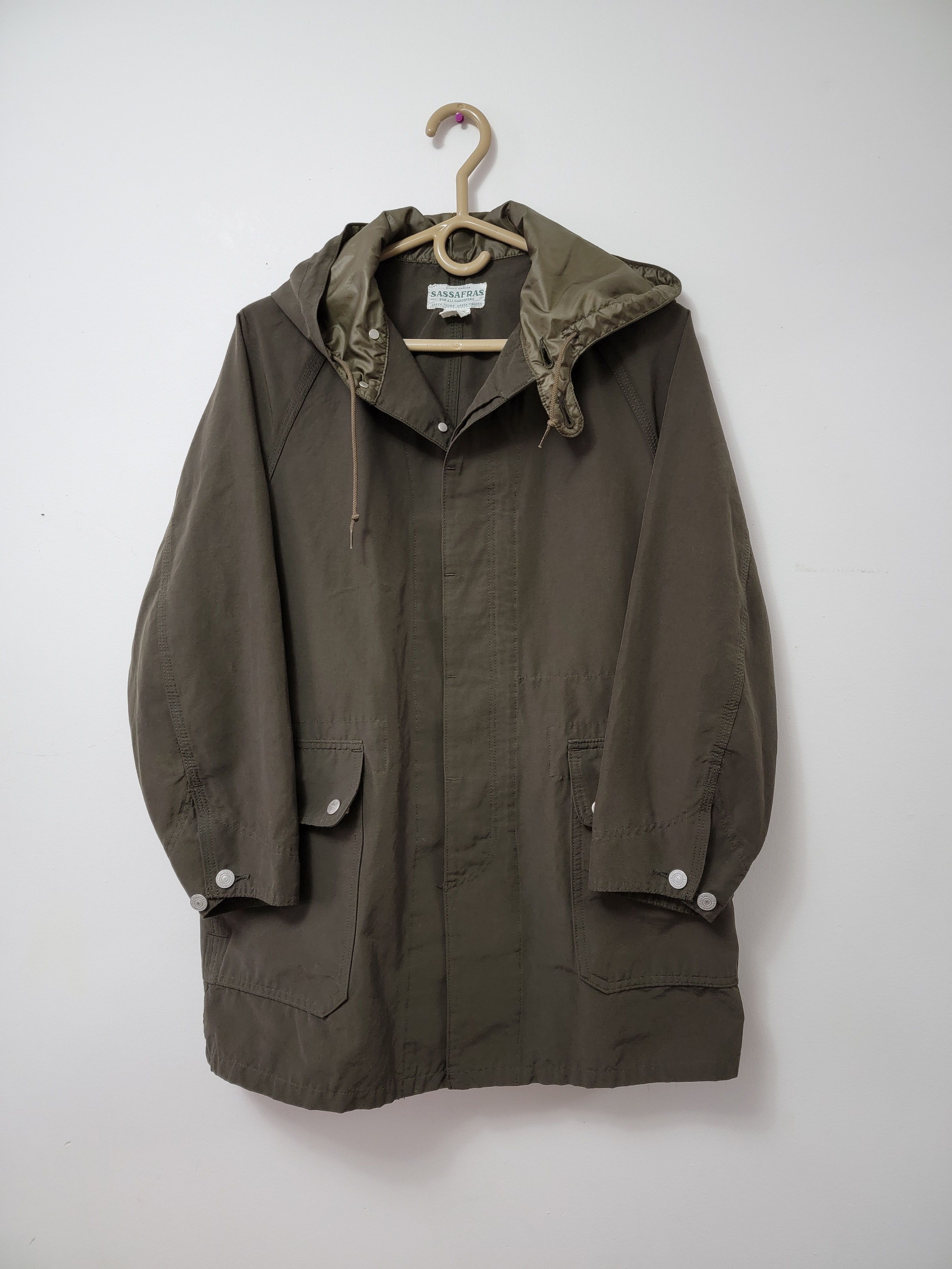 Sassafras LIAM GALLAGHER parka sassafras Fall Leaf Bud Coat S small |  Grailed