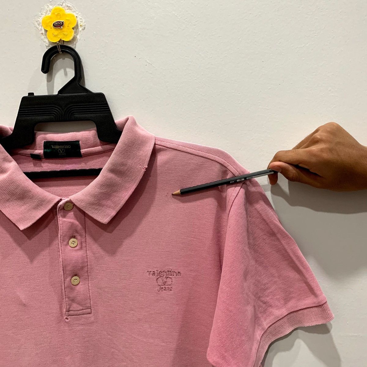 Japanese Brand × Valentino × Vintage VALENTINO JEANS Polos Size L Fits M Size US M / EU 48-50 / 2 - 19 Thumbnail