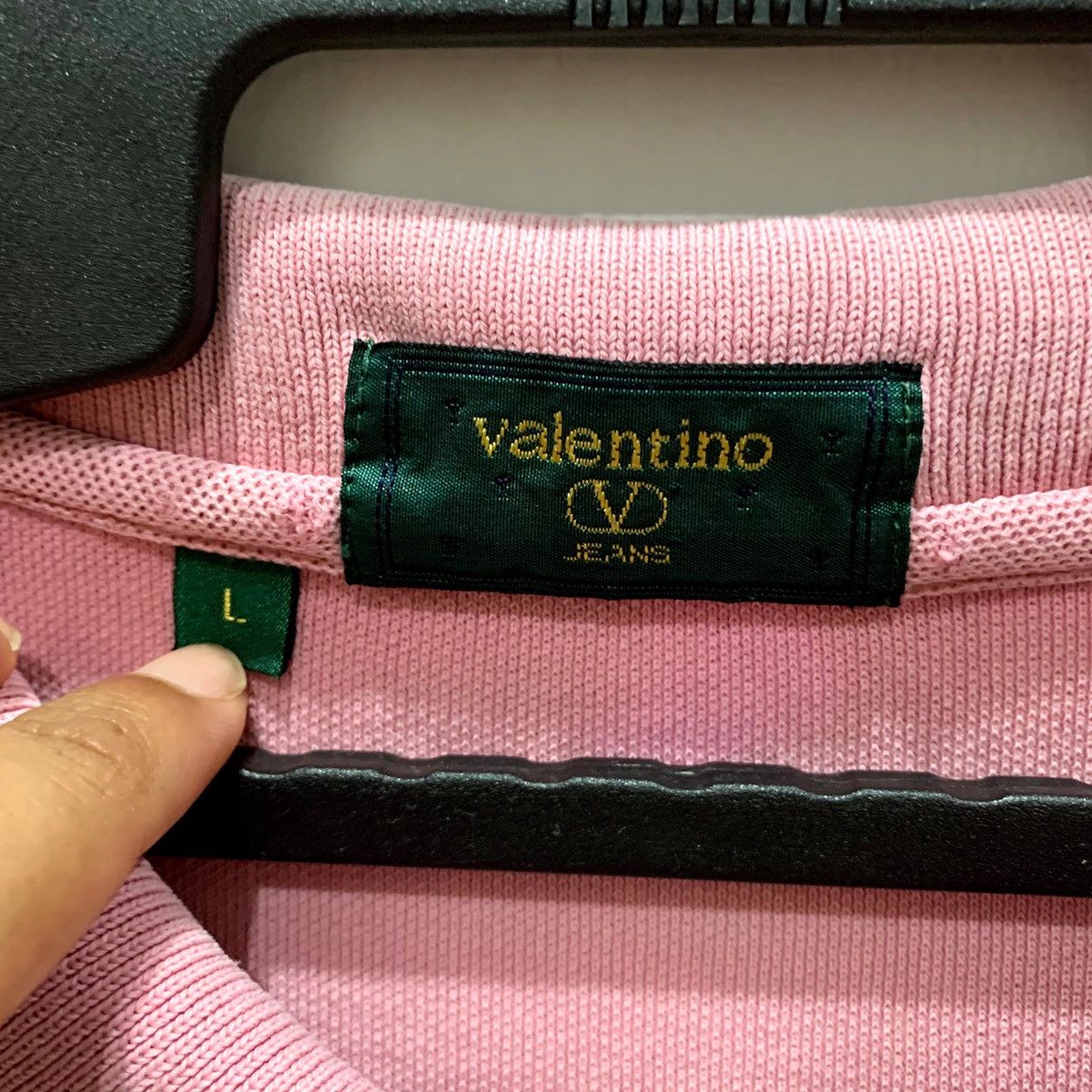 Japanese Brand × Valentino × Vintage VALENTINO JEANS Polos Size L Fits M Size US M / EU 48-50 / 2 - 4 Thumbnail