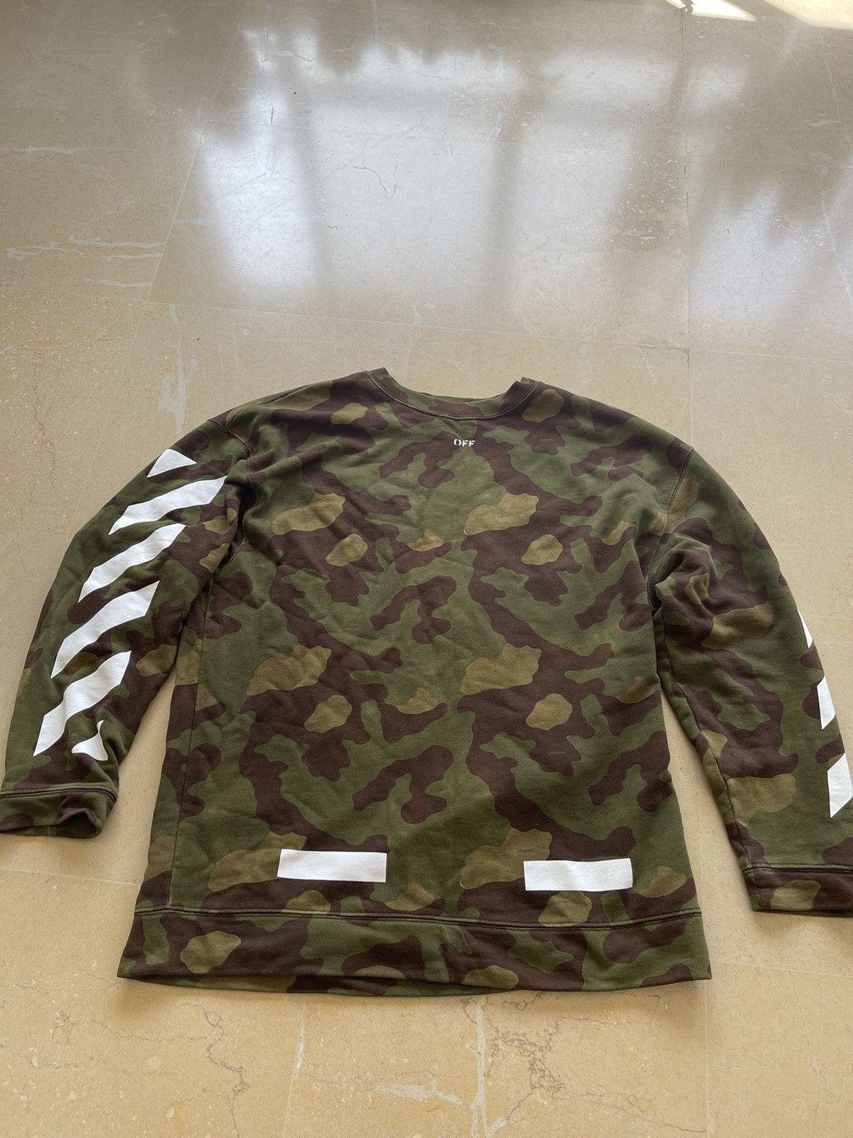 Off-White Off-White Diag Camouflage Crewneck Size US XL / EU 56 / 4 - 5 Thumbnail