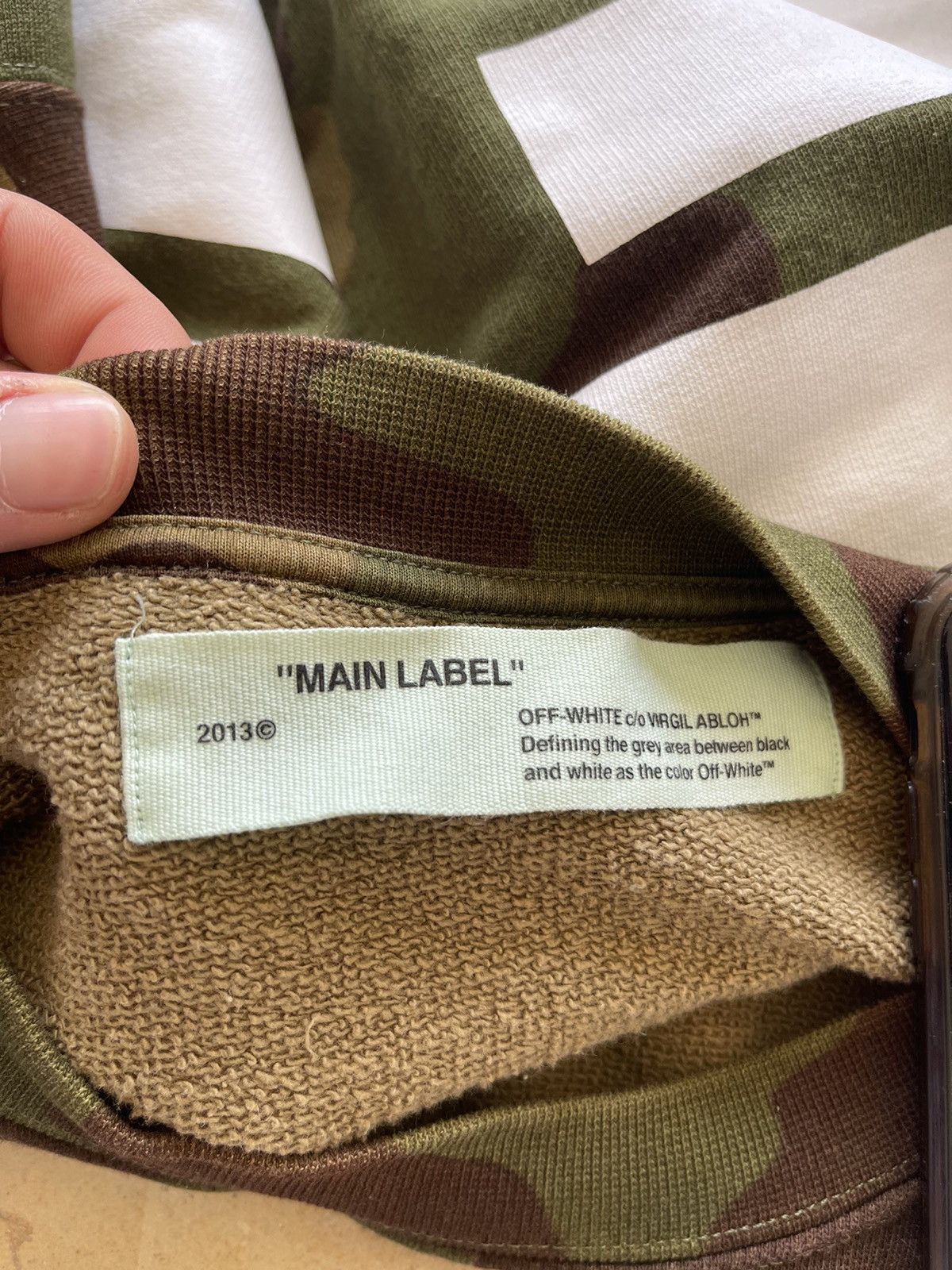 Off-White Off-White Diag Camouflage Crewneck Size US XL / EU 56 / 4 - 11 Thumbnail