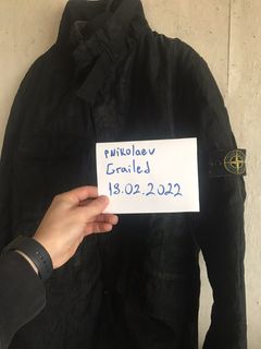 Fake stone island on sale coat