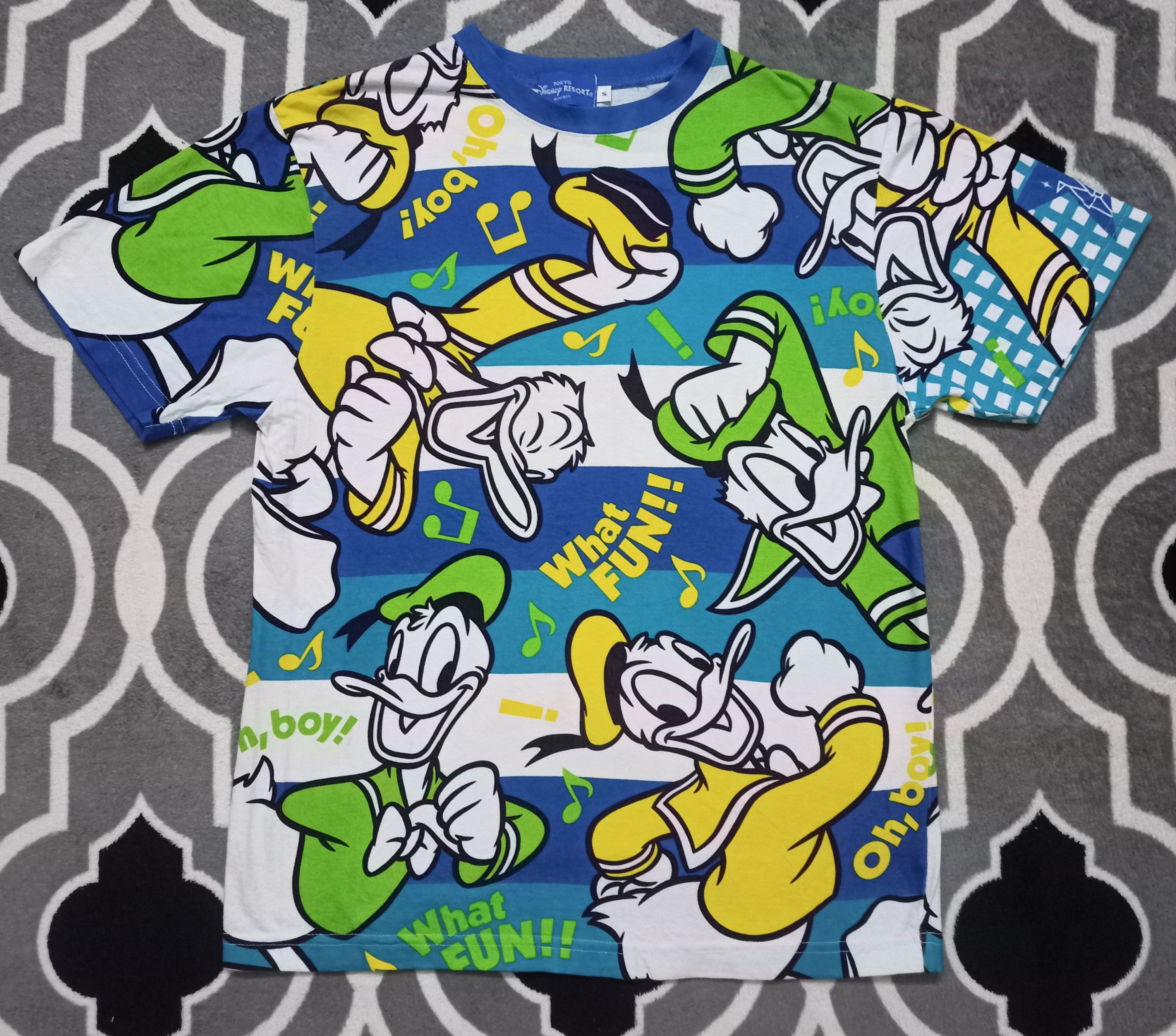 Cartoon Network × Disney × Japanese Brand Rare Disney Donald Duck Graphic T-Shirt Size US S / EU 44-46 / 1 - 1 Thumbnail