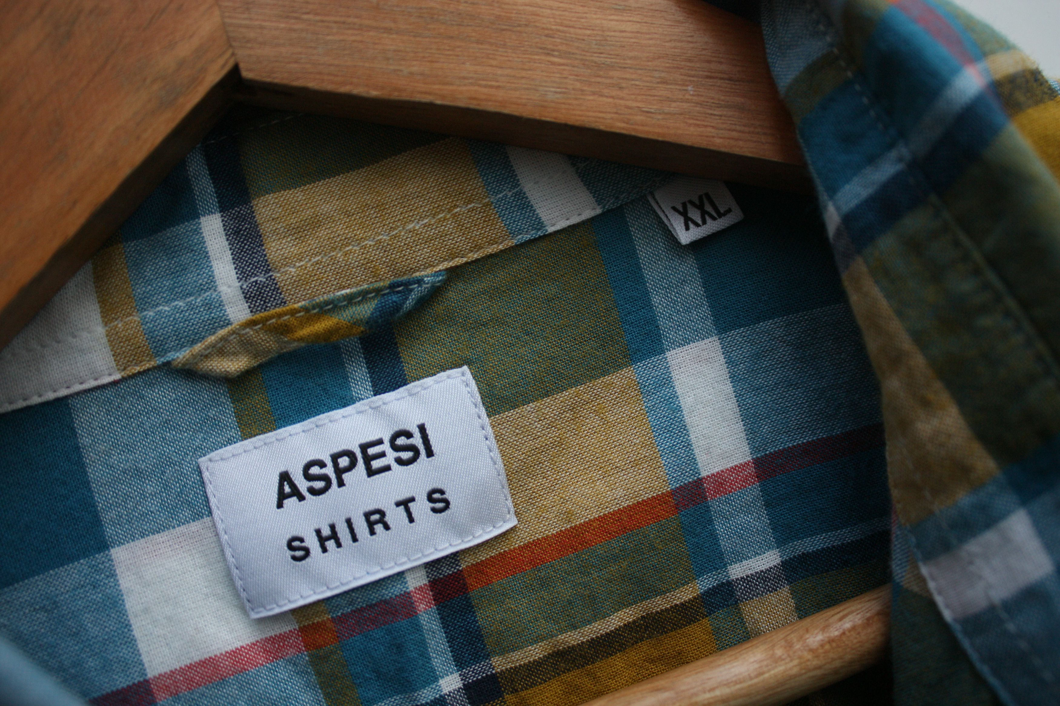 Aspesi Aspesi Checkered Longsleeve Shirt Size US XL / EU 56 / 4 - 6 Thumbnail