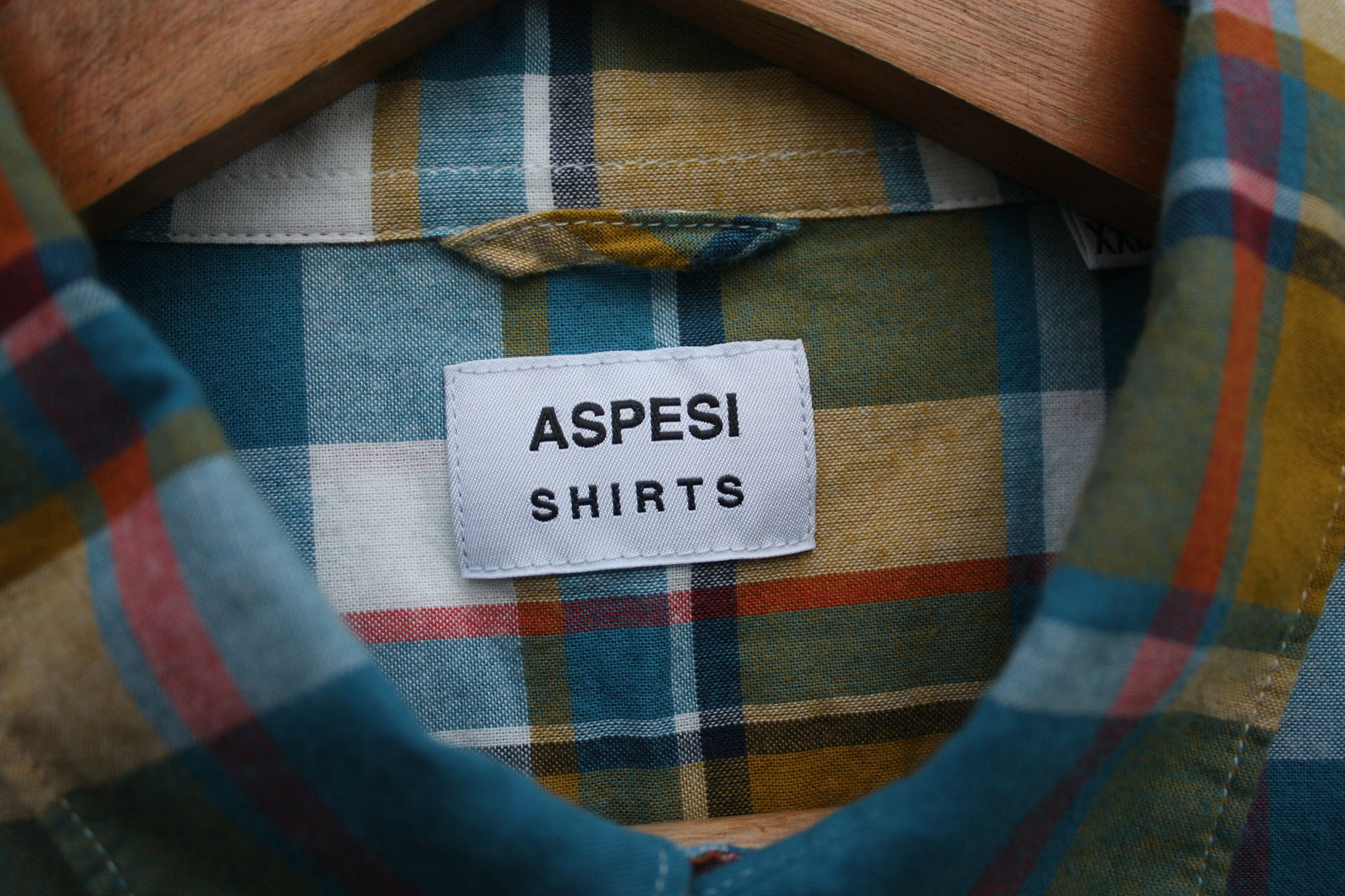 Aspesi Aspesi Checkered Longsleeve Shirt Size US XL / EU 56 / 4 - 5 Thumbnail