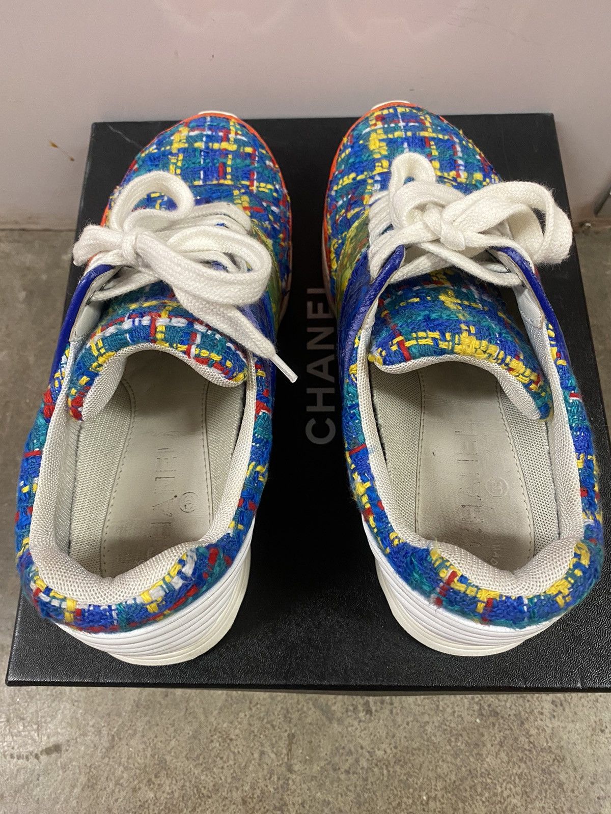 Chanel Chanel Mens Tweed Limited Sneaker Size US 9 / EU 42 - 7 Thumbnail