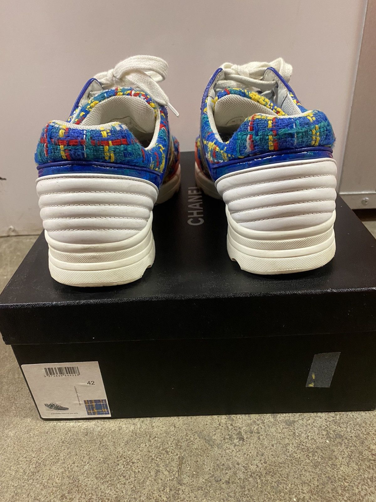 Chanel Chanel Mens Tweed Limited Sneaker Size US 9 / EU 42 - 5 Thumbnail