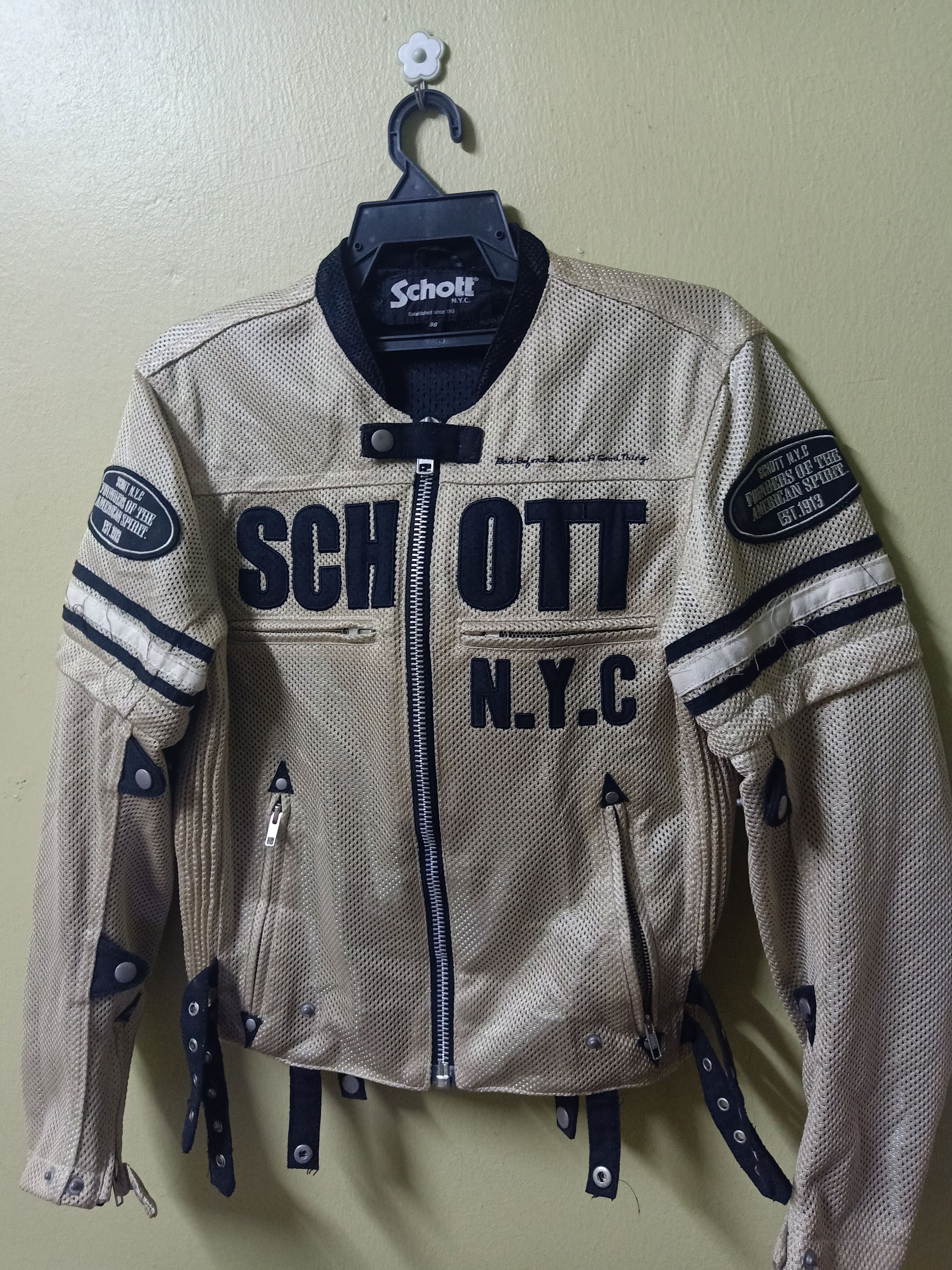 Schott × Sports Specialties Schott Racing Jacket Size US M / EU 48-50 / 2 - 6 Thumbnail
