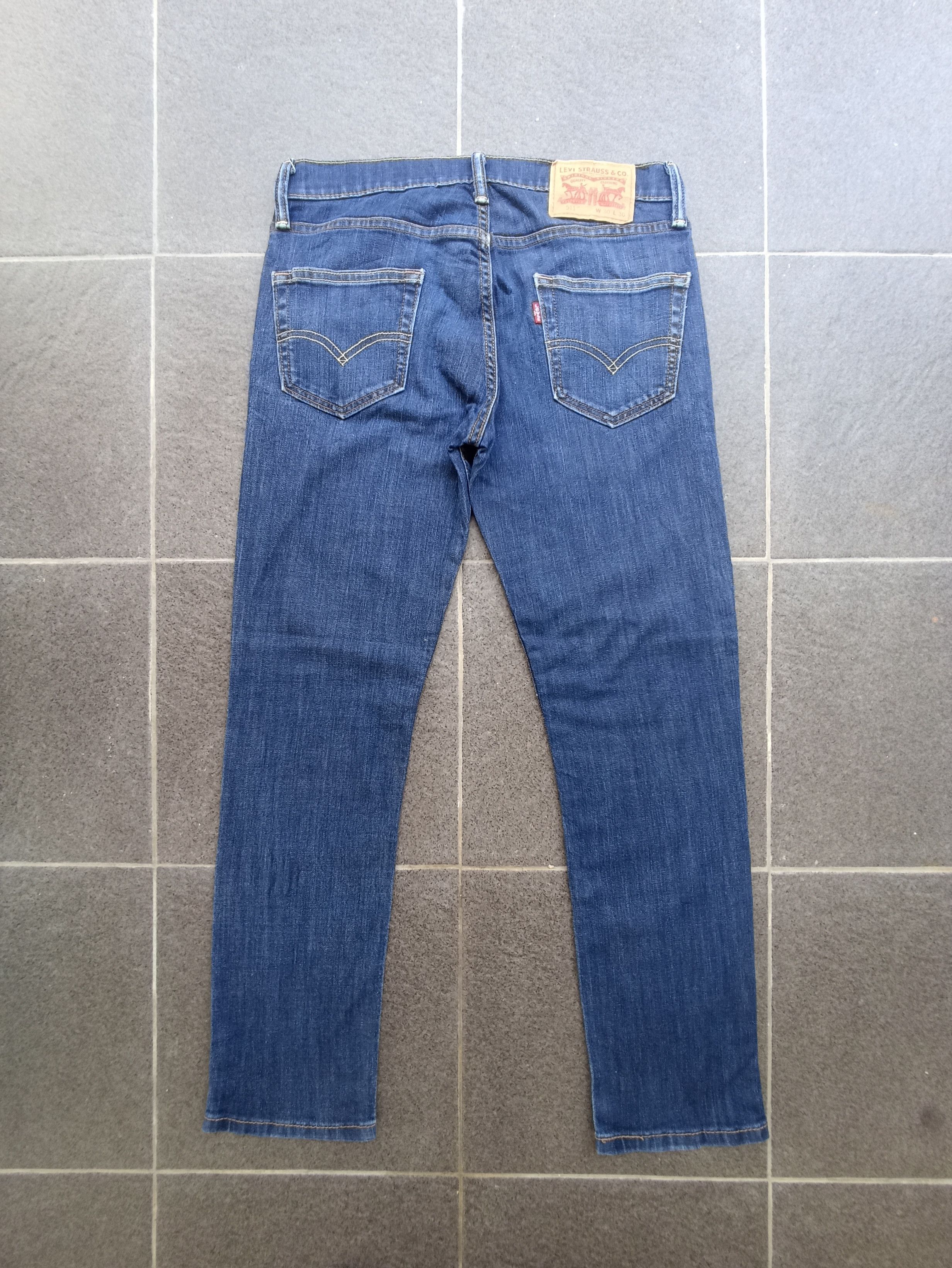Jean × Levi's × Vintage Vintage Levis 511 Skinny Jeans - J241 Size US 31 - 2 Thumbnail