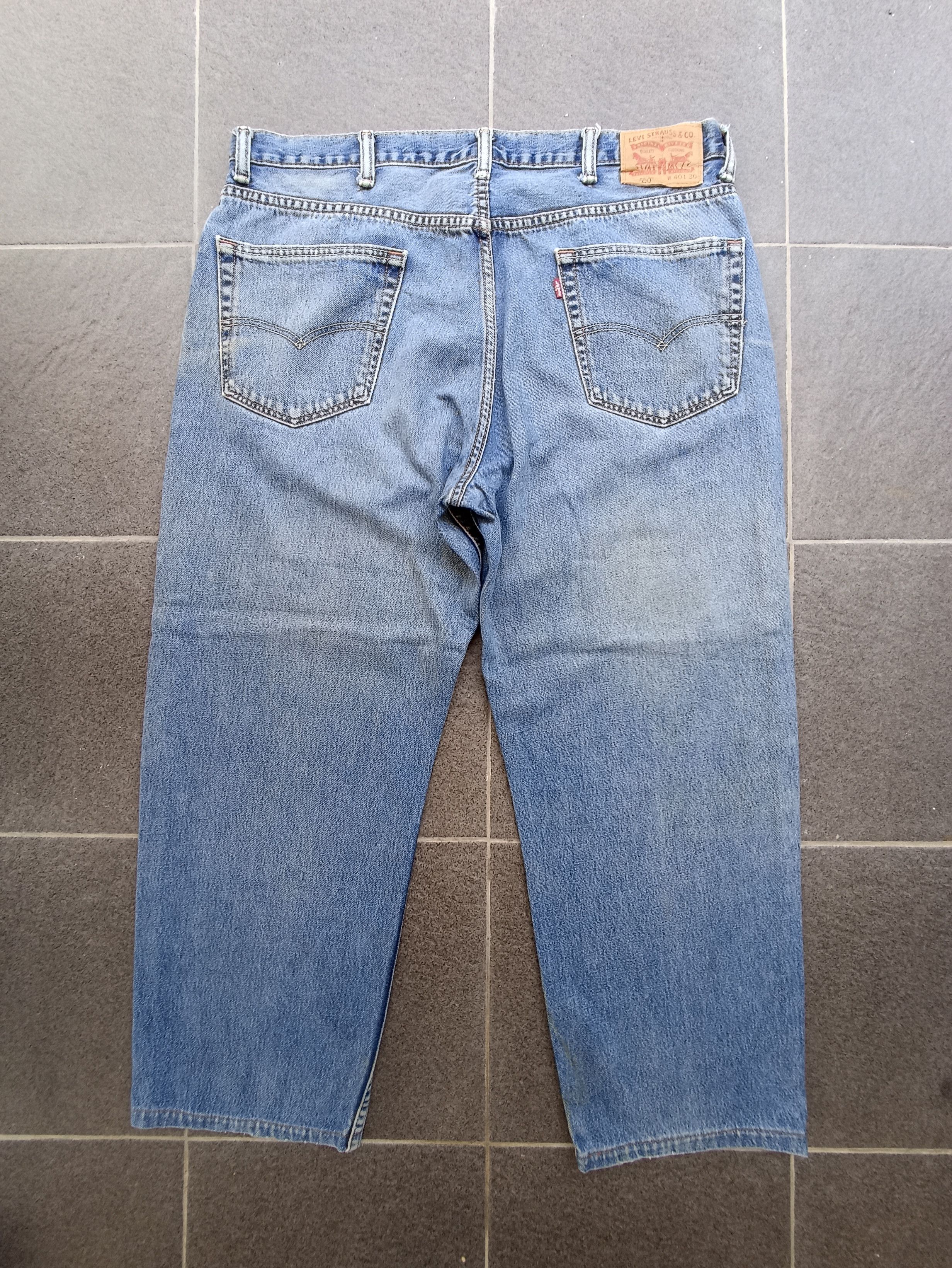 Jean × Levi's × Vintage Vintage Levis 550 Blue Wash Jeans - J244 Size US 40 / EU 56 - 2 Thumbnail