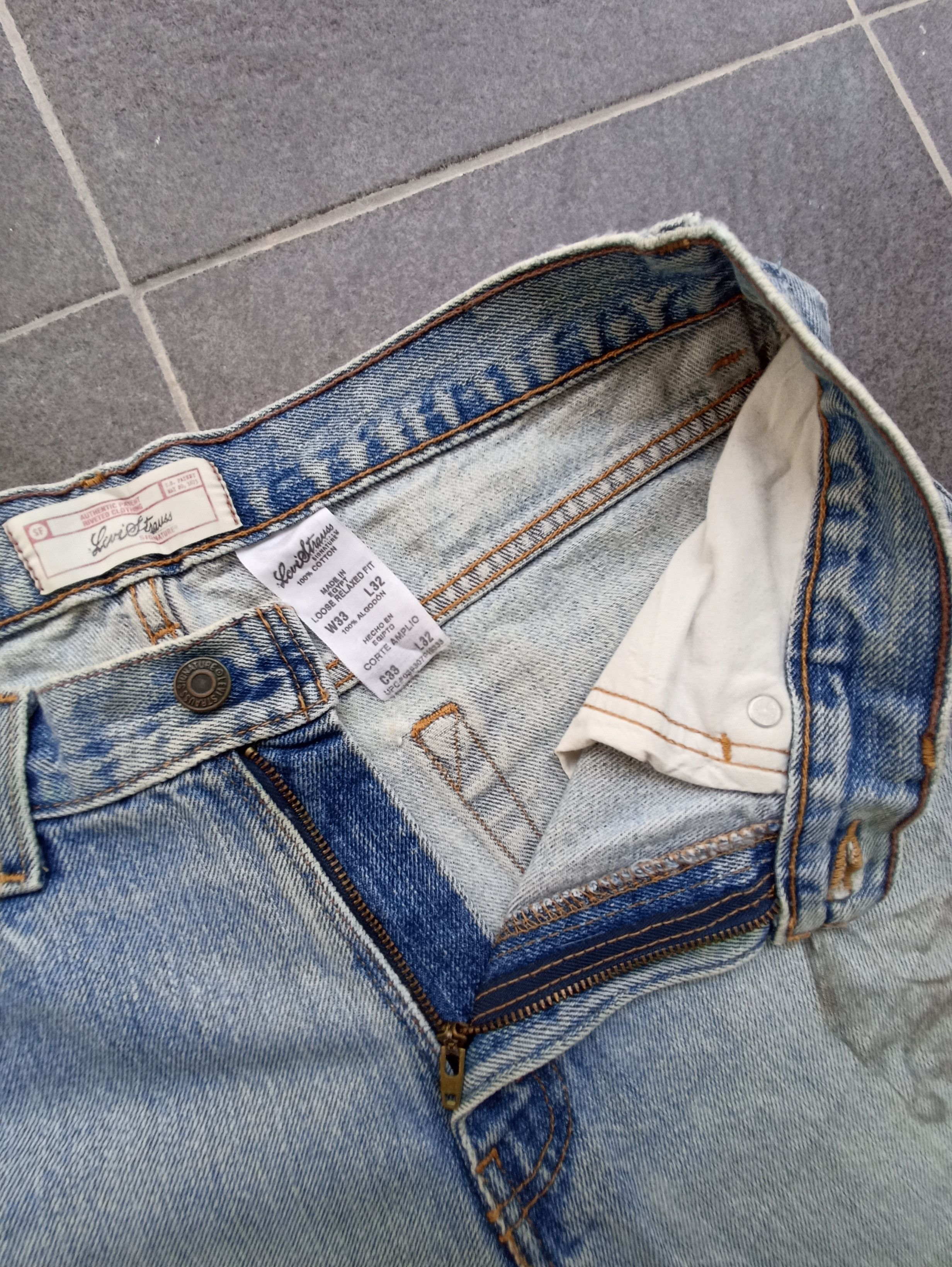 Jean × Levi's × Vintage Vintage Levis Signature Loose Relaxed Fit - J245 Size US 33 - 3 Thumbnail