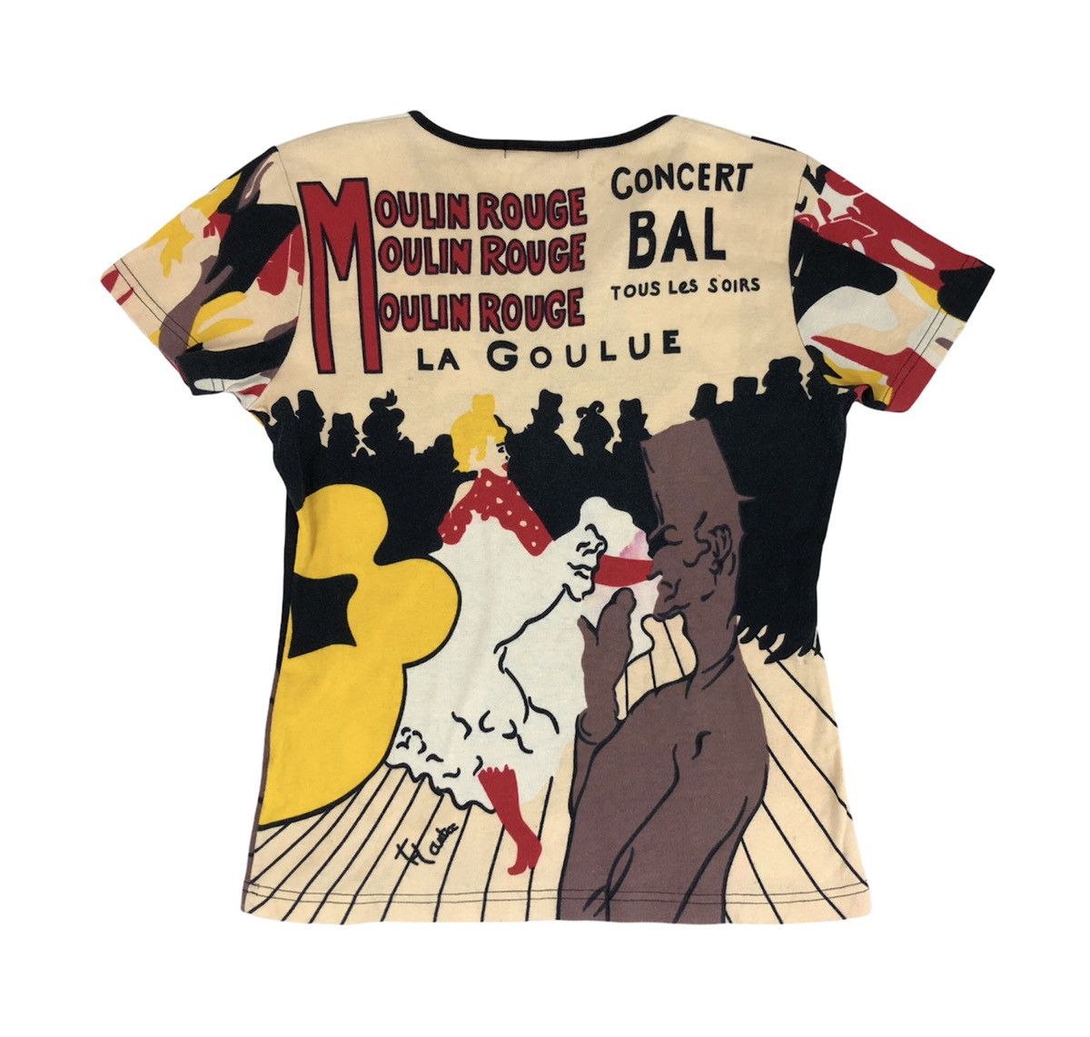 Other Rare Neon Moulin Rouge La Goulue Ed Fournier Over Printed Size S / US 4 / IT 40 - 2 Thumbnail