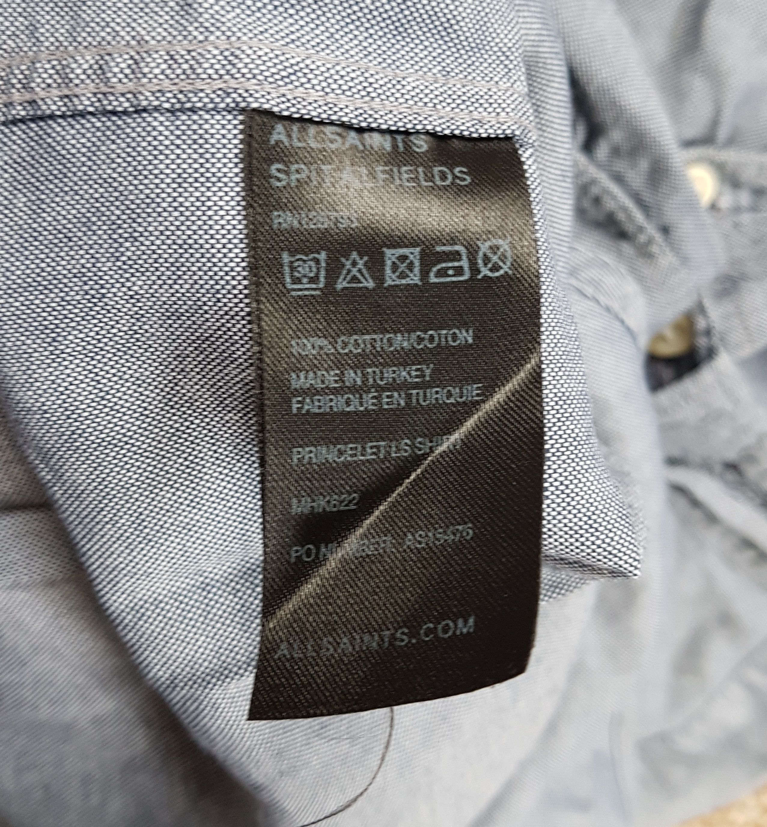 Allsaints ALLSAINTS Princelet Long Sleeve Shirt Size US S / EU 44-46 / 1 - 6 Thumbnail