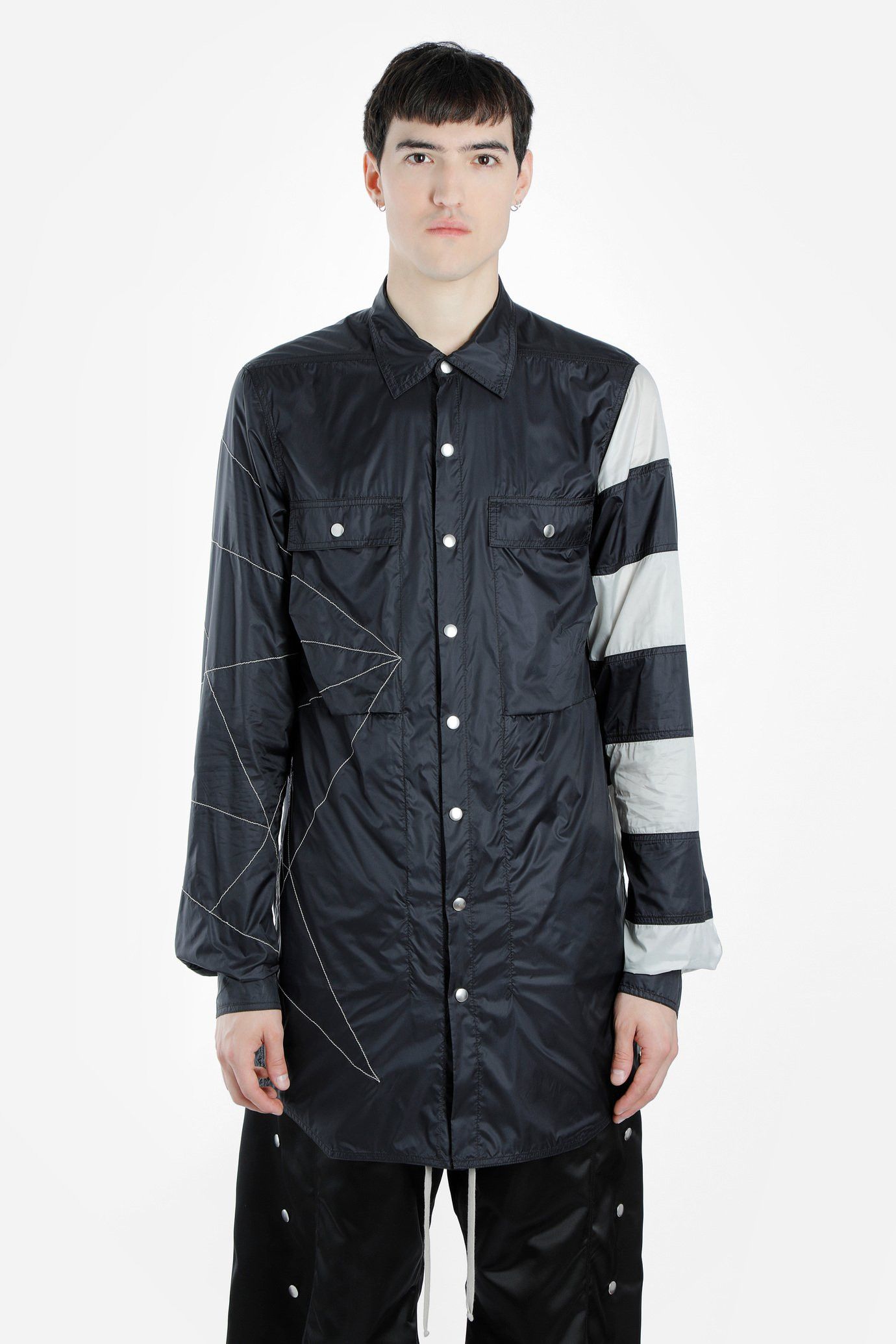 Rick Owensアウターシャツ Black/Milk BABEL - メルカリ