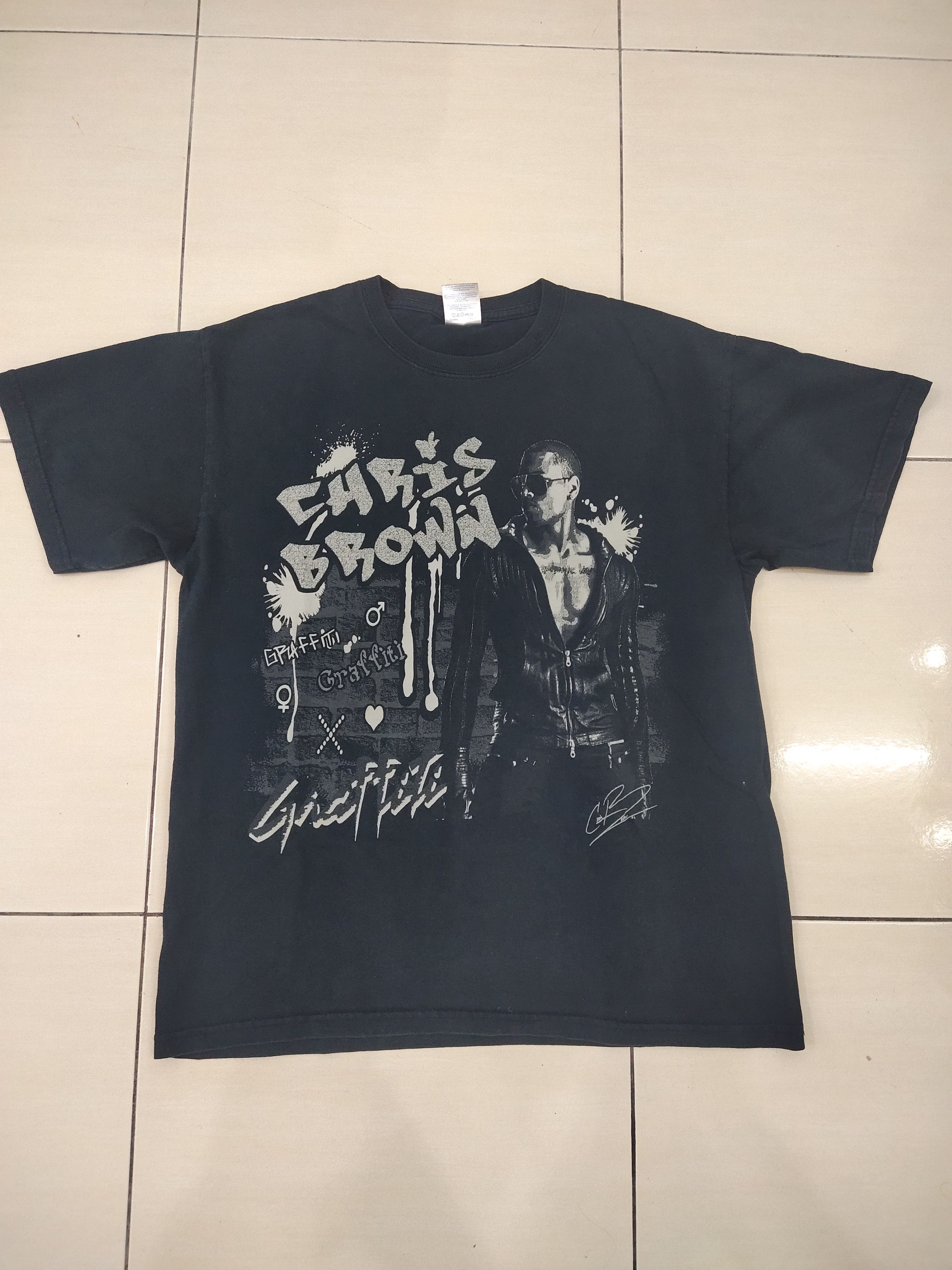 Rap Tees × Vintage Vintage Chris Brown Fan Appreciation Tour Size US M / EU 48-50 / 2 - 2 Thumbnail