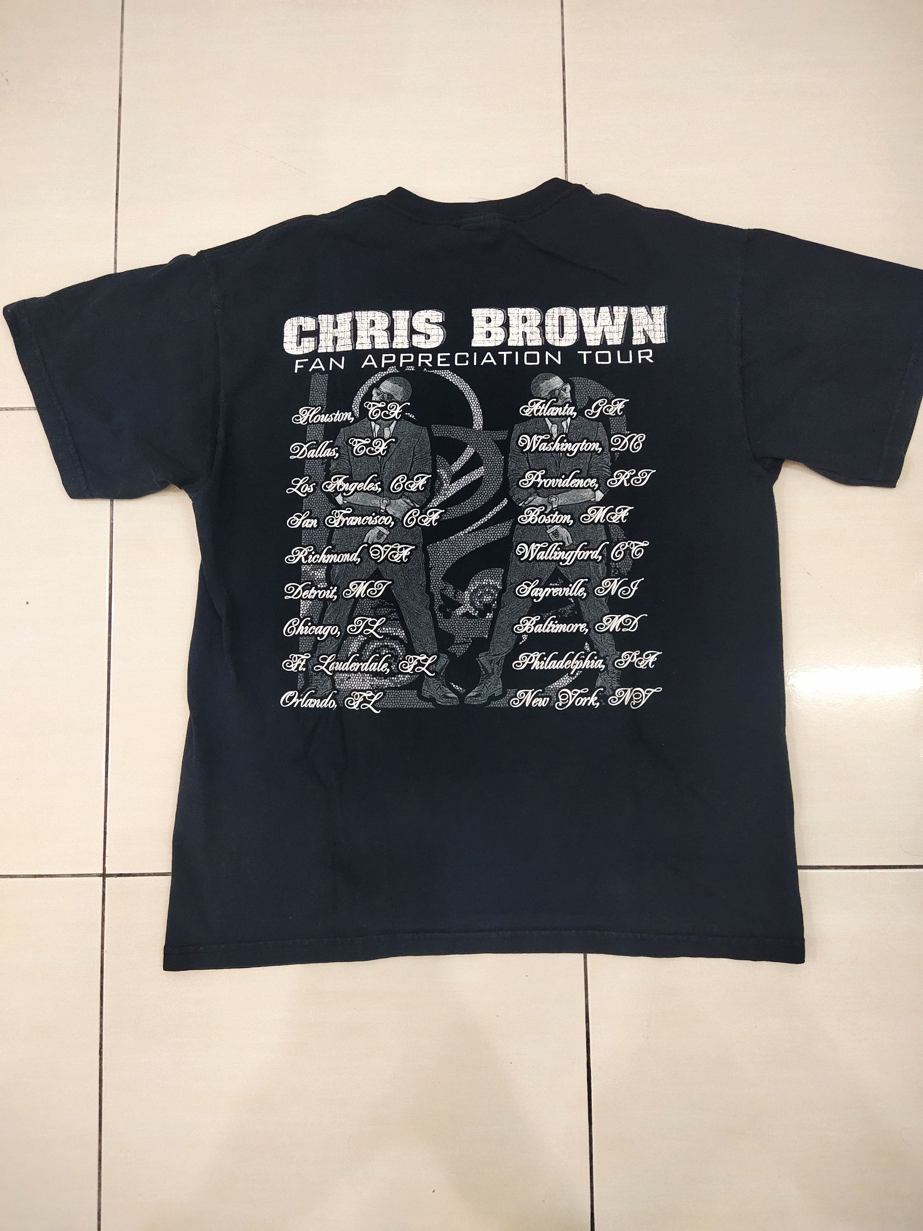 Rap Tees × Vintage Vintage Chris Brown Fan Appreciation Tour Size US M / EU 48-50 / 2 - 4 Thumbnail