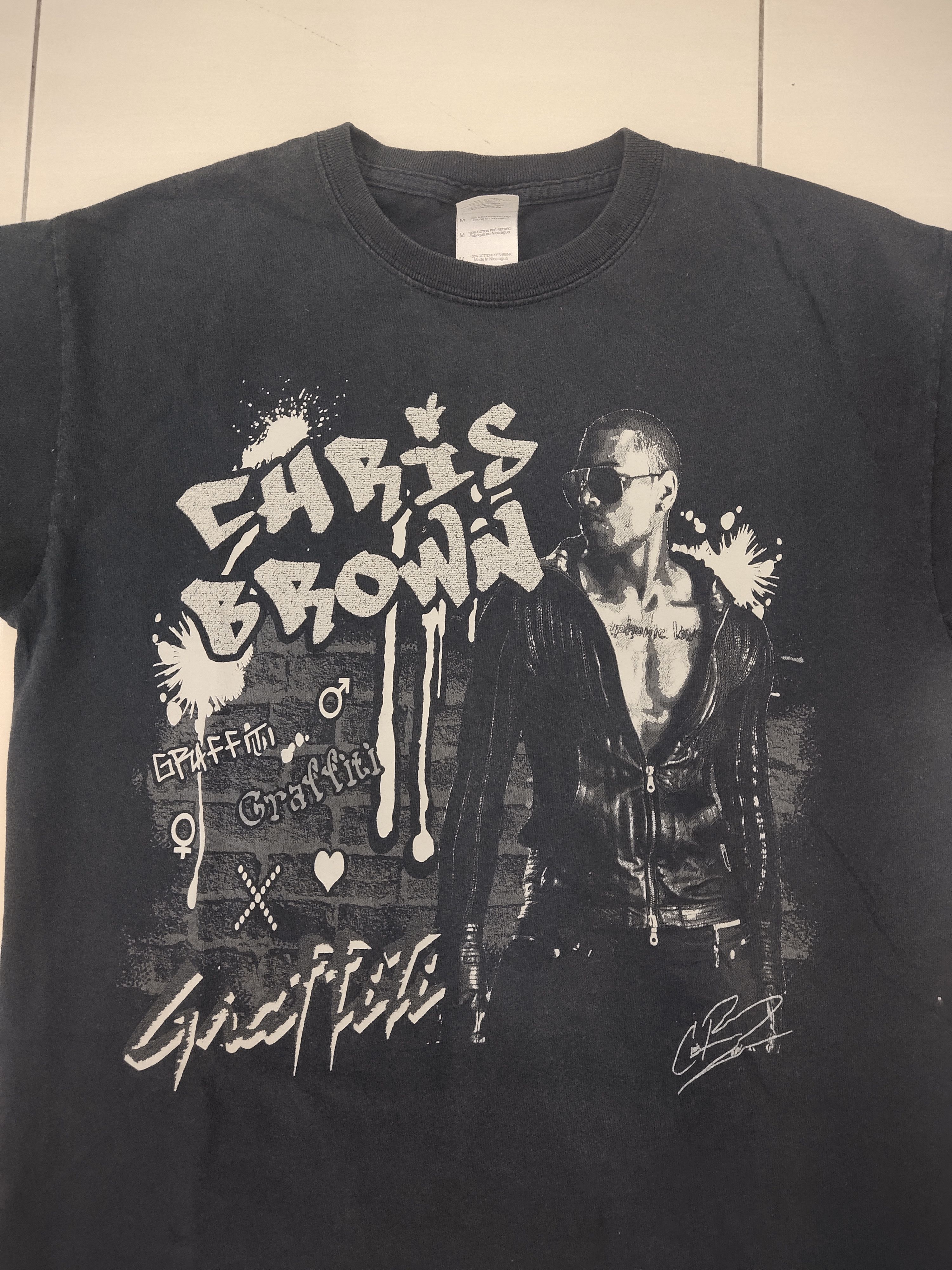 Rap Tees × Vintage Vintage Chris Brown Fan Appreciation Tour Size US M / EU 48-50 / 2 - 1 Thumbnail