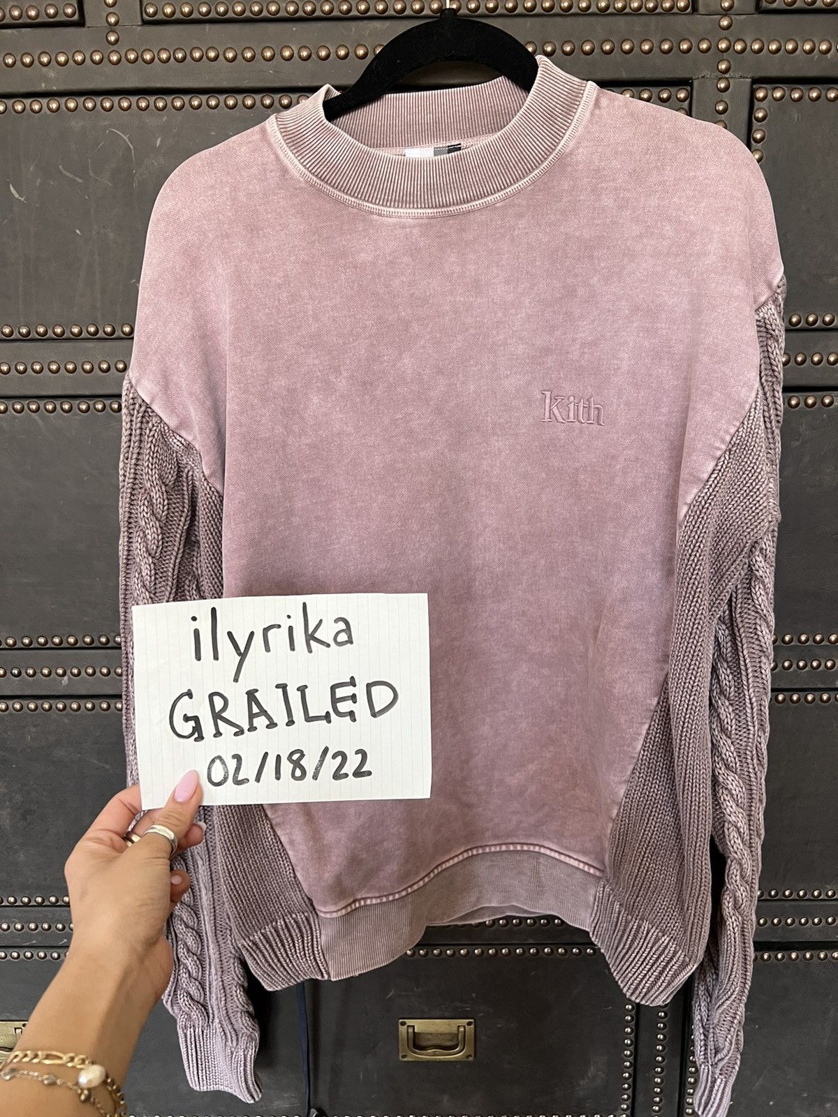 Kith Kith combo knit mock neck | Grailed