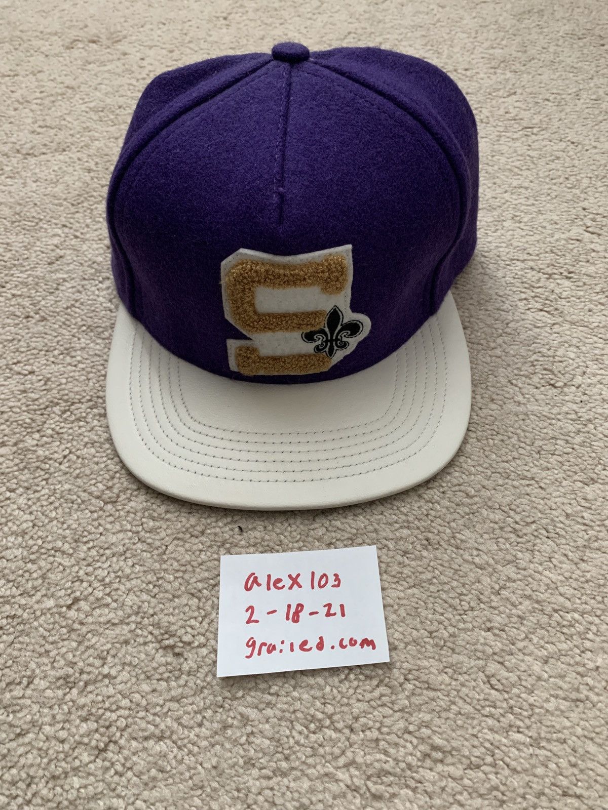 Supreme Supreme Fuck Bitches Get Money Wool Chenille S Logo