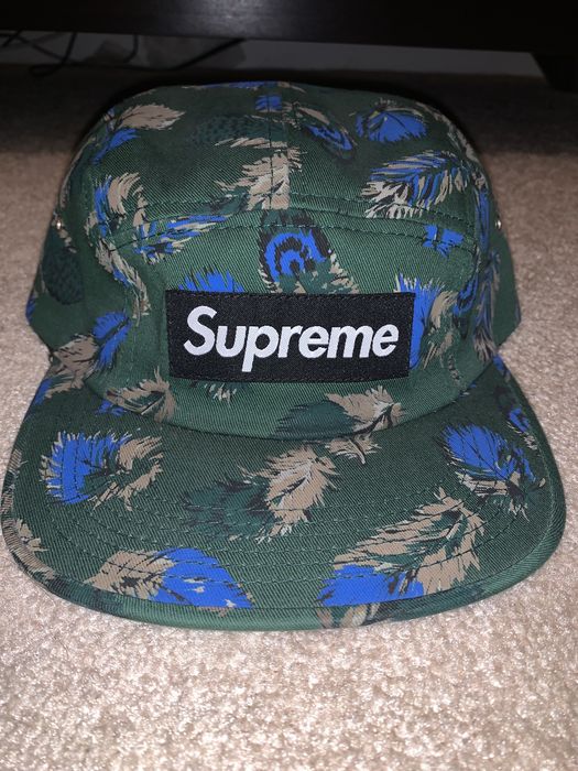 Supreme feathers cheap camp cap