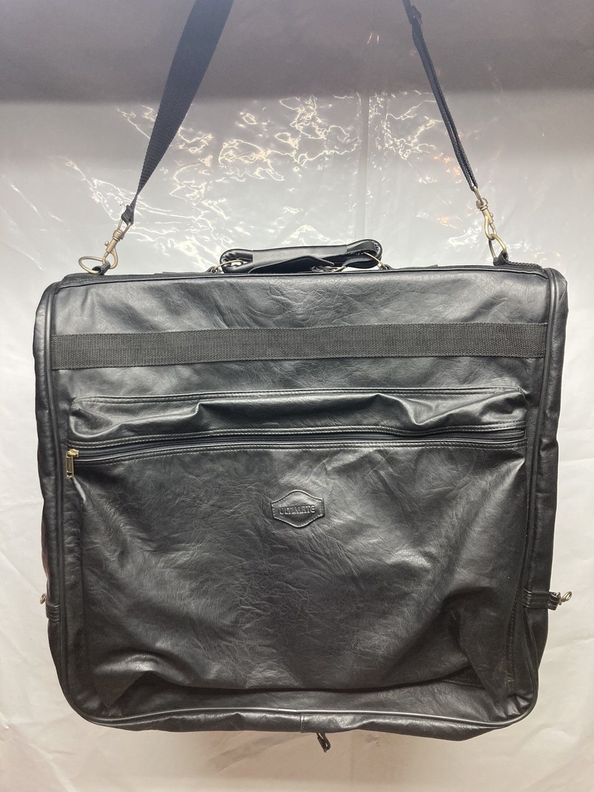 Vintage Vtg 70s 80s MONARCH Luggage Co Leather Ultimate Garment Bag