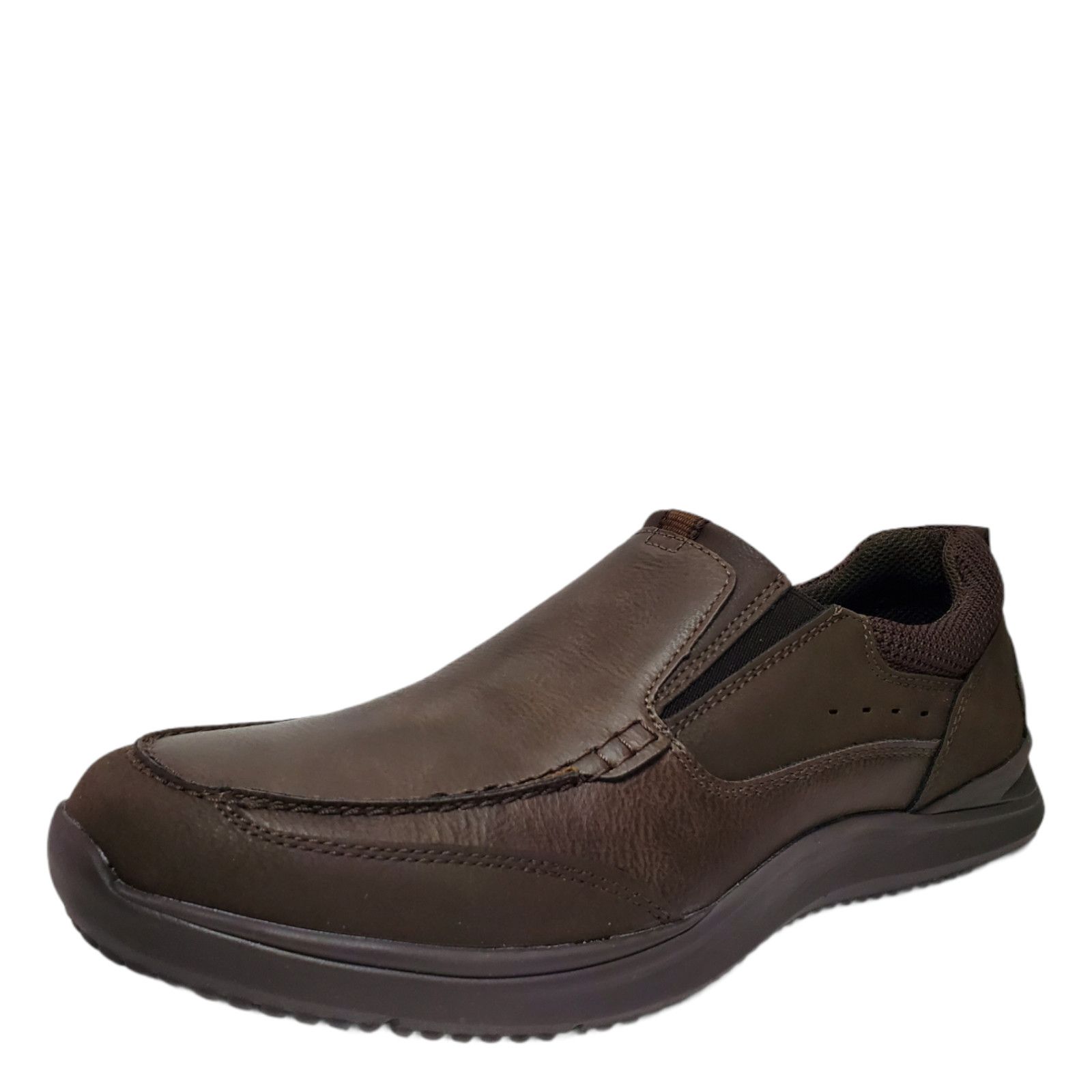 Nunn Bush Mens Conway Loafers Dark Brown display picture 3