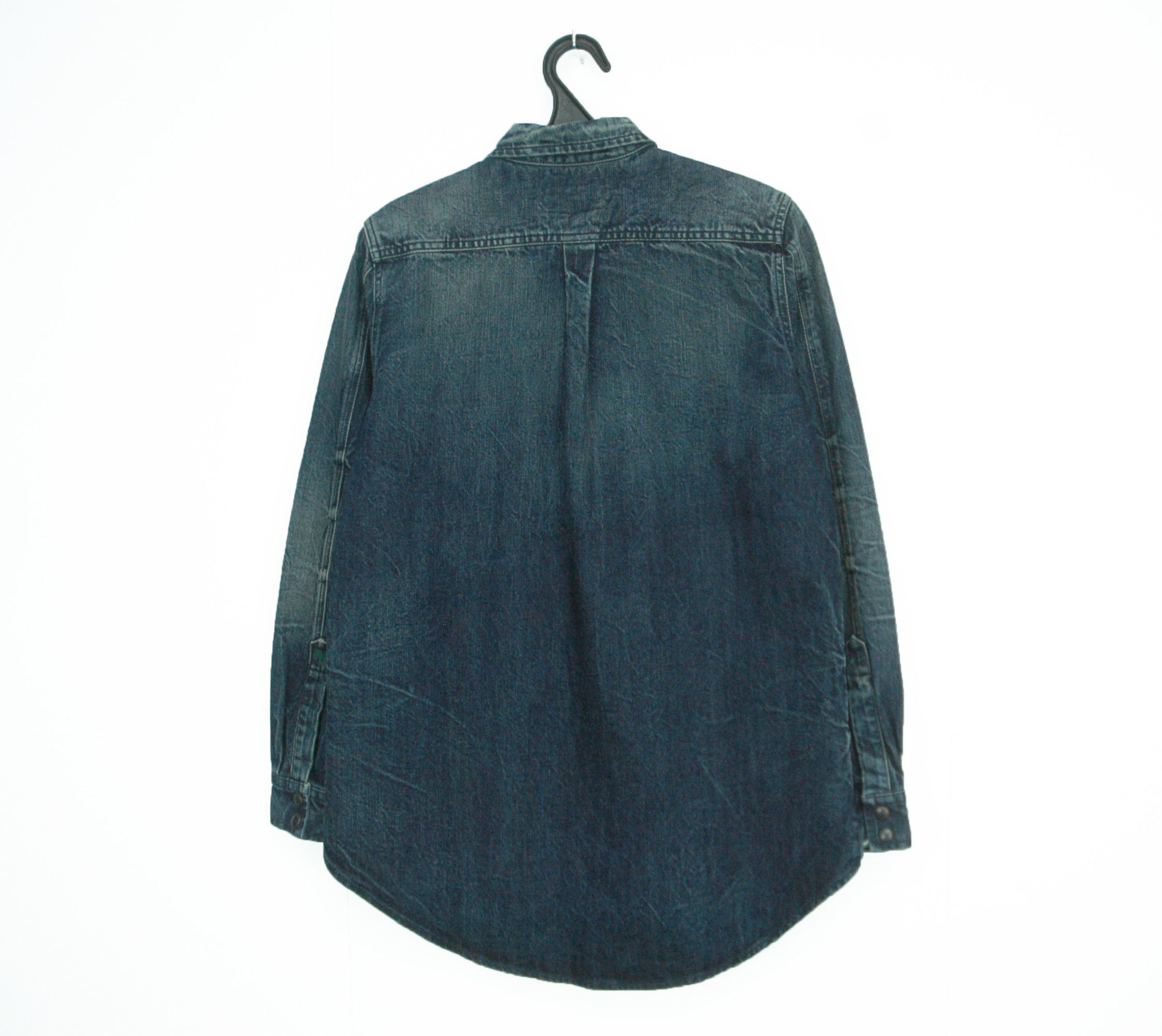Other NWT The Good Genes New York Selvedge Denim Shirt Made Italy Size US S / EU 44-46 / 1 - 6 Thumbnail
