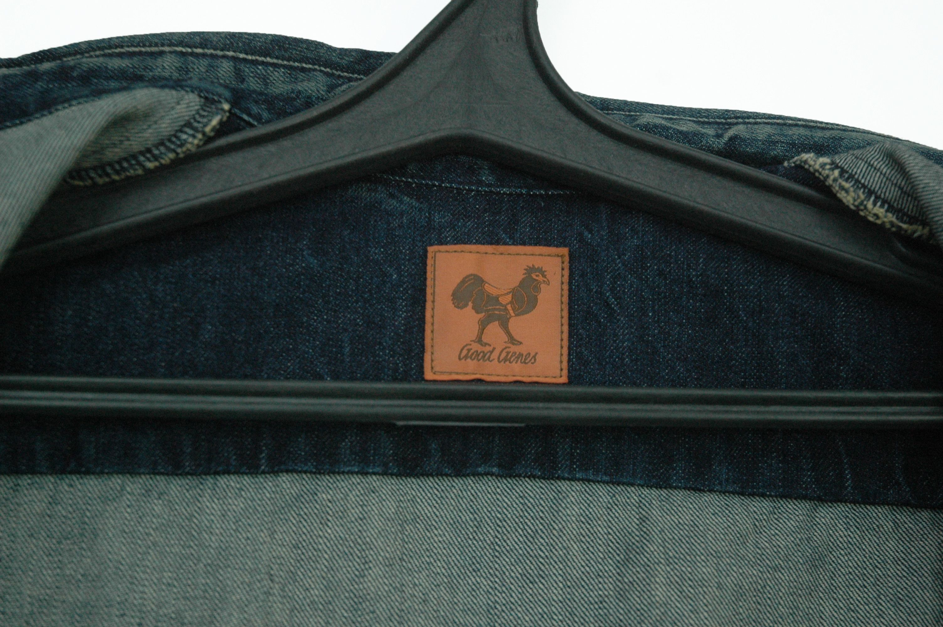 Other NWT The Good Genes New York Selvedge Denim Shirt Made Italy Size US S / EU 44-46 / 1 - 12 Thumbnail