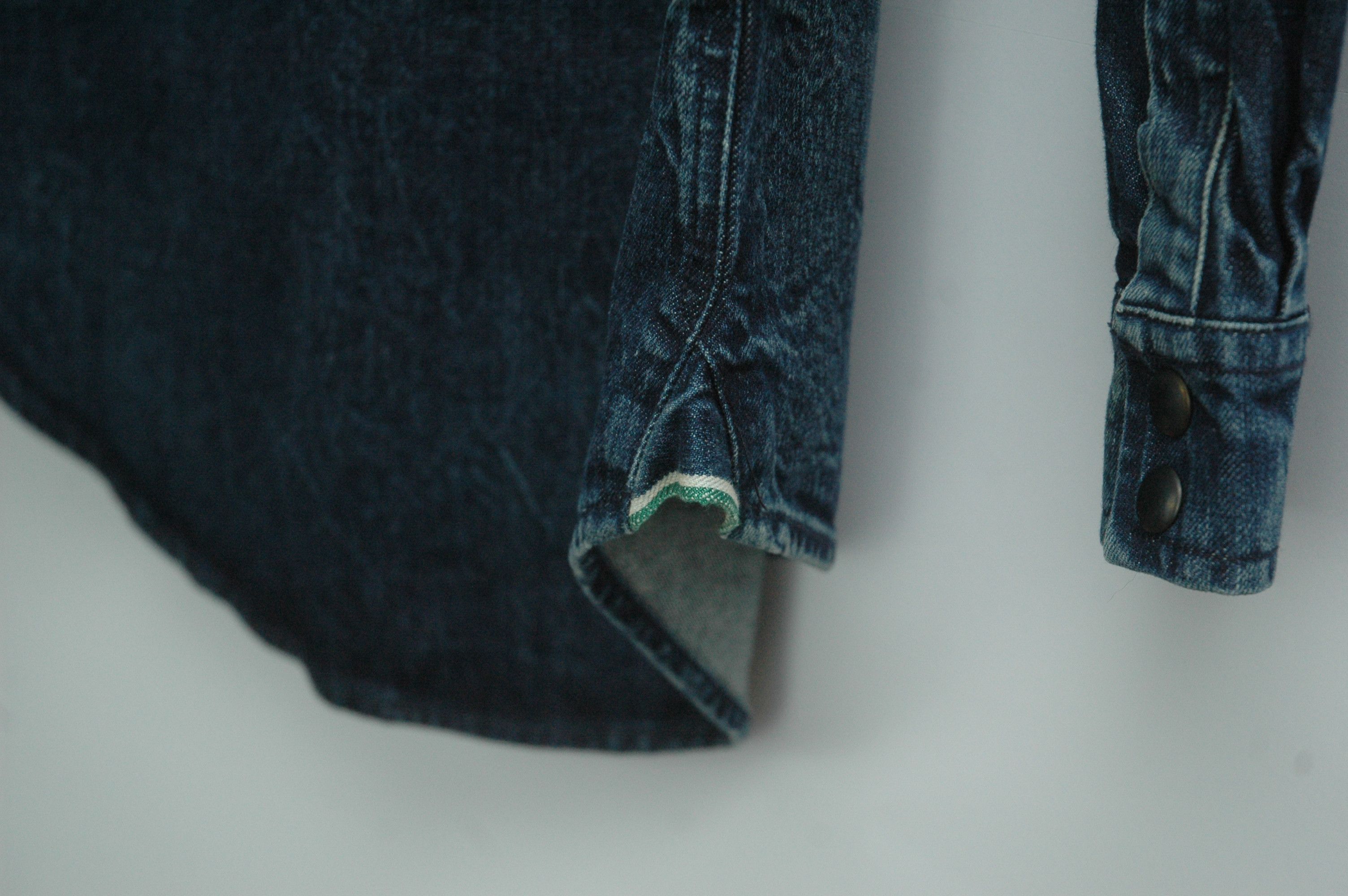 Other NWT The Good Genes New York Selvedge Denim Shirt Made Italy Size US S / EU 44-46 / 1 - 10 Thumbnail