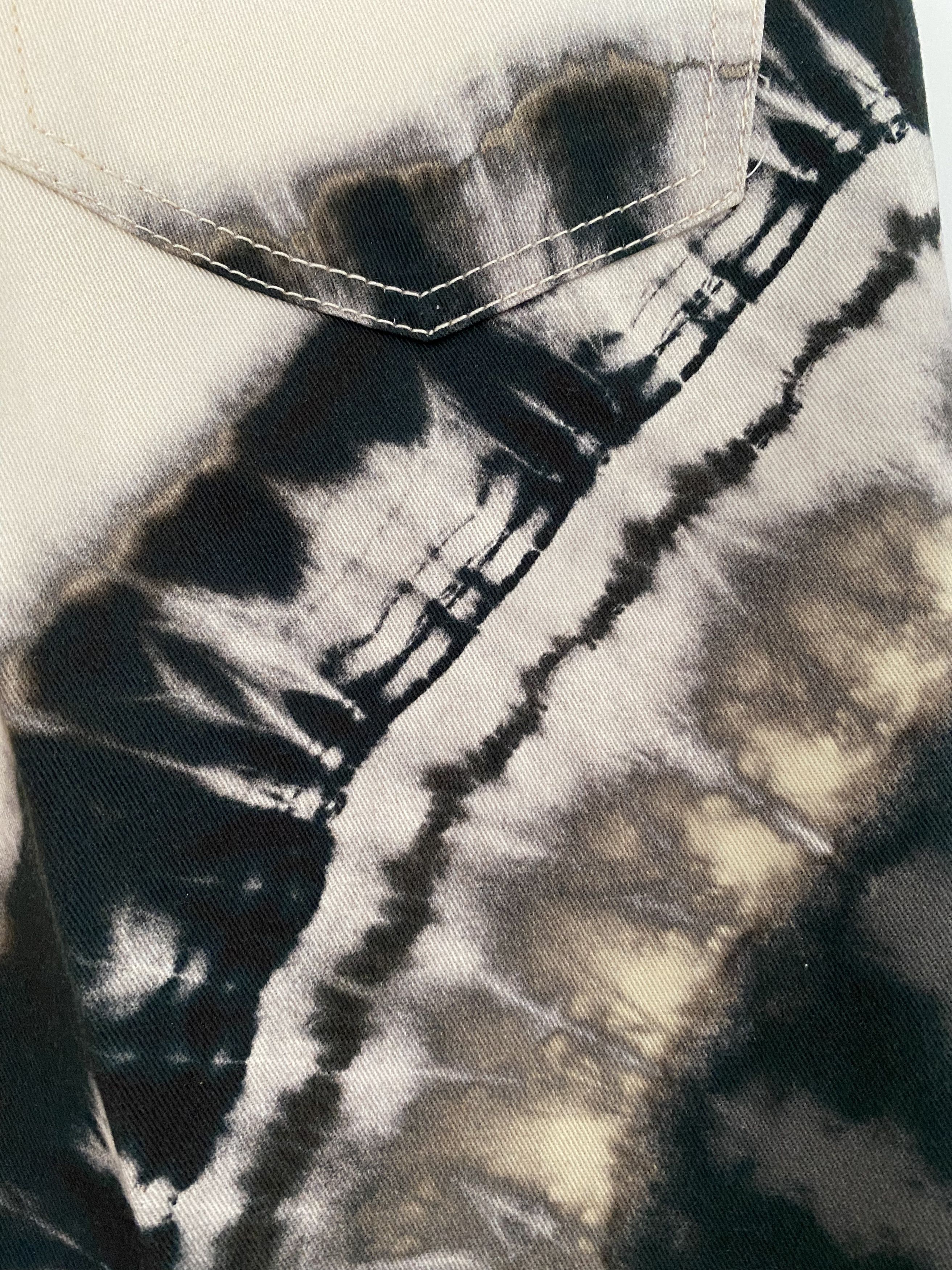 Dries Van Noten AW19 Light weight tie dye jeans (ecru) Size US 31 - 7 Thumbnail