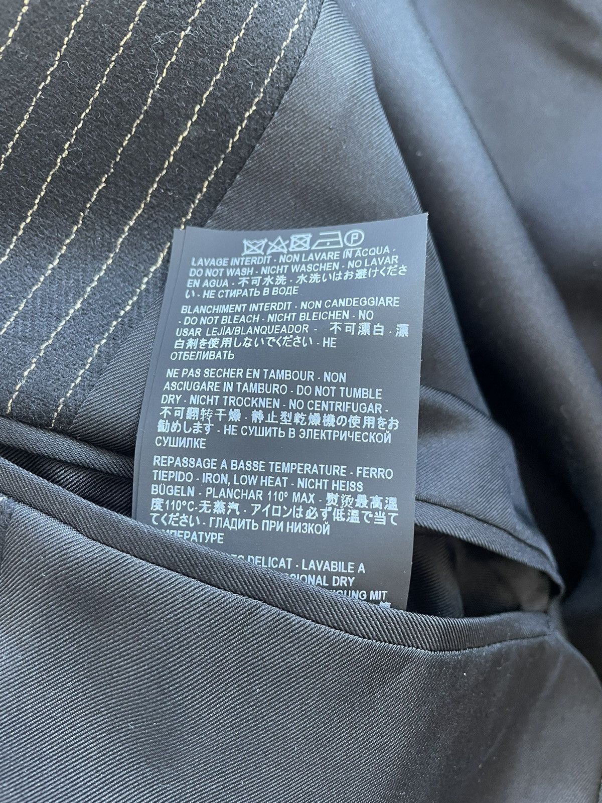 Hedi Slimane × Saint Laurent Paris × Yves Saint Laurent $2,750 Value Super Runway Saint Laurent Blazer Jacket Size 50R - 10 Thumbnail